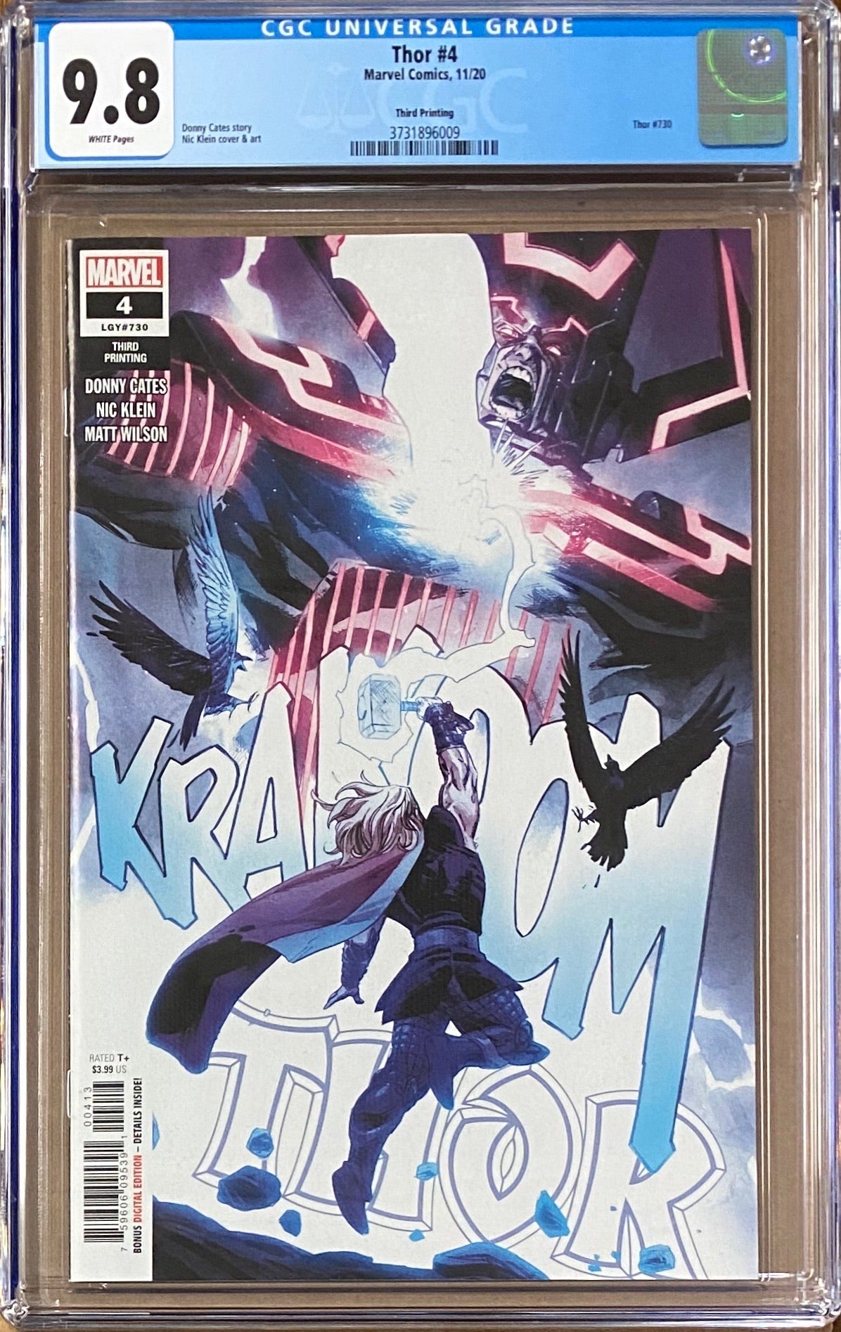 Thor #4 Third Printing CGC 9.8