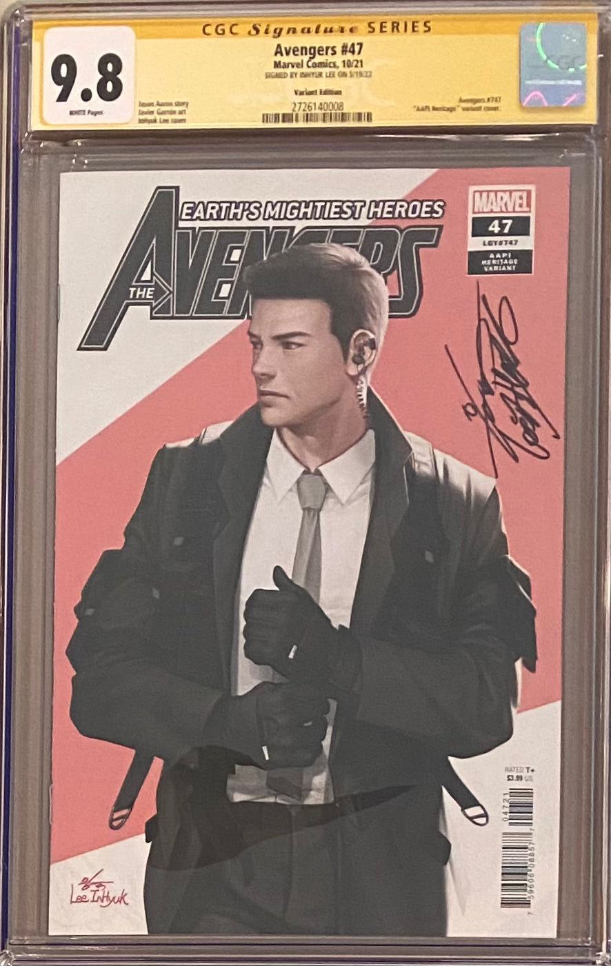 Avengers #47 InHyuk Lee Variant CGC 9.8 SS