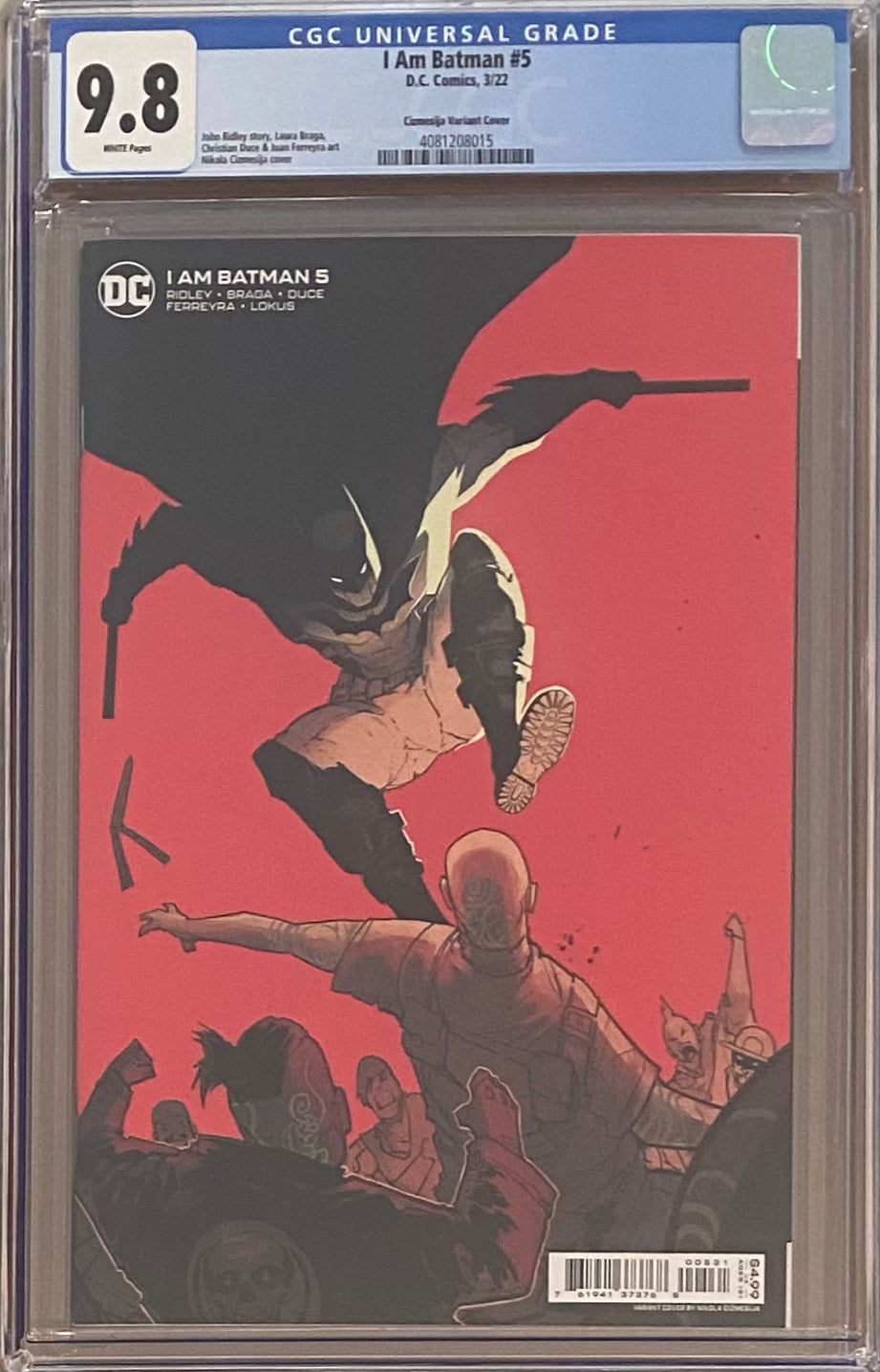 I Am Batman #5 Cizmesija 1:25 Retailer Incentive Variant CGC 9.8