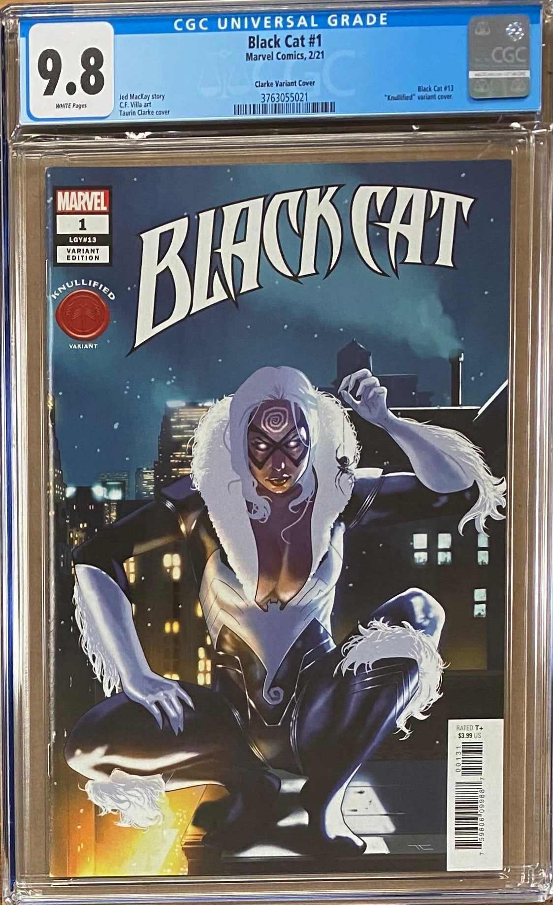 Black Cat #1 "Knullified" Variant CGC 9.8