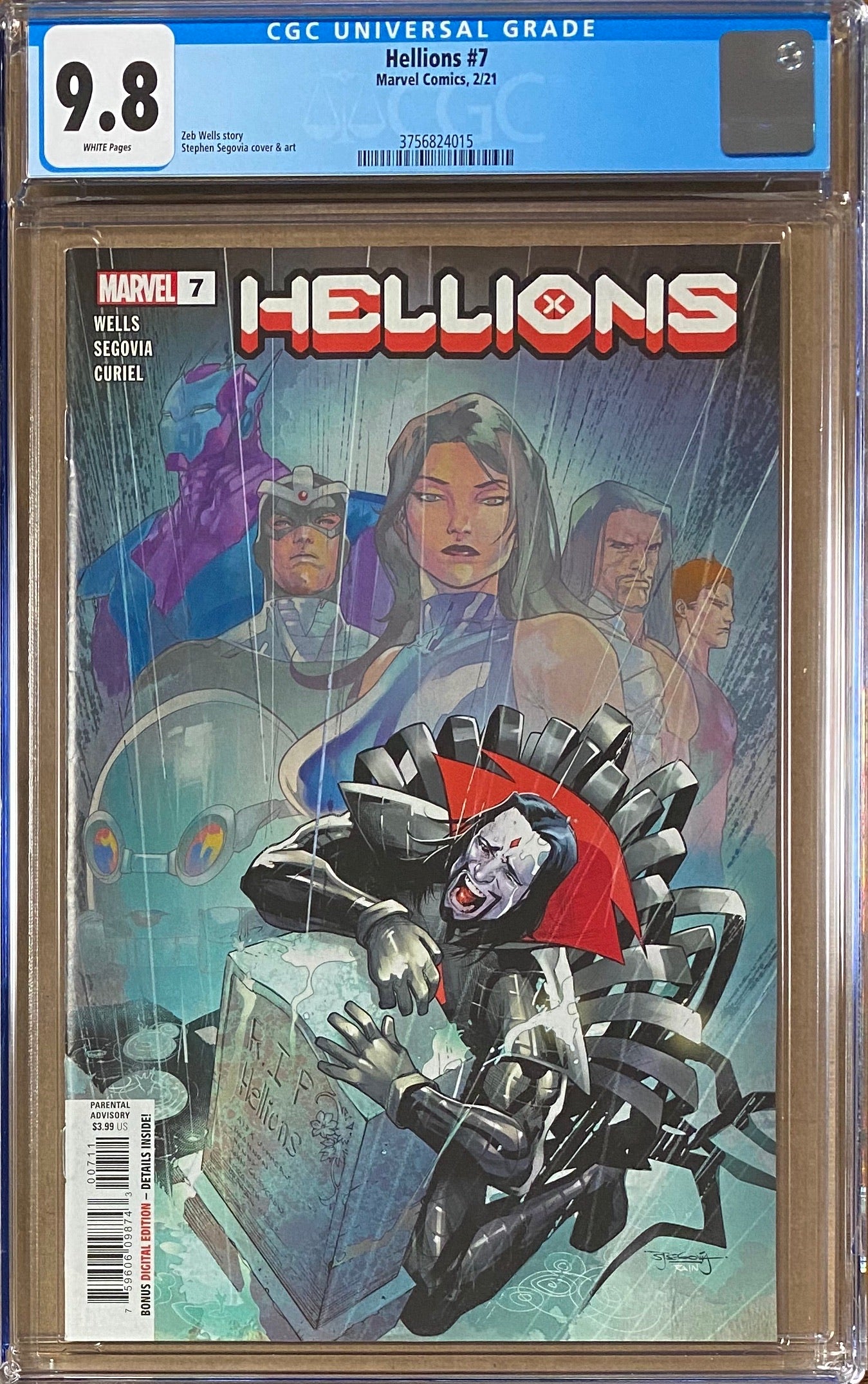 Hellions #7 CGC 9.8