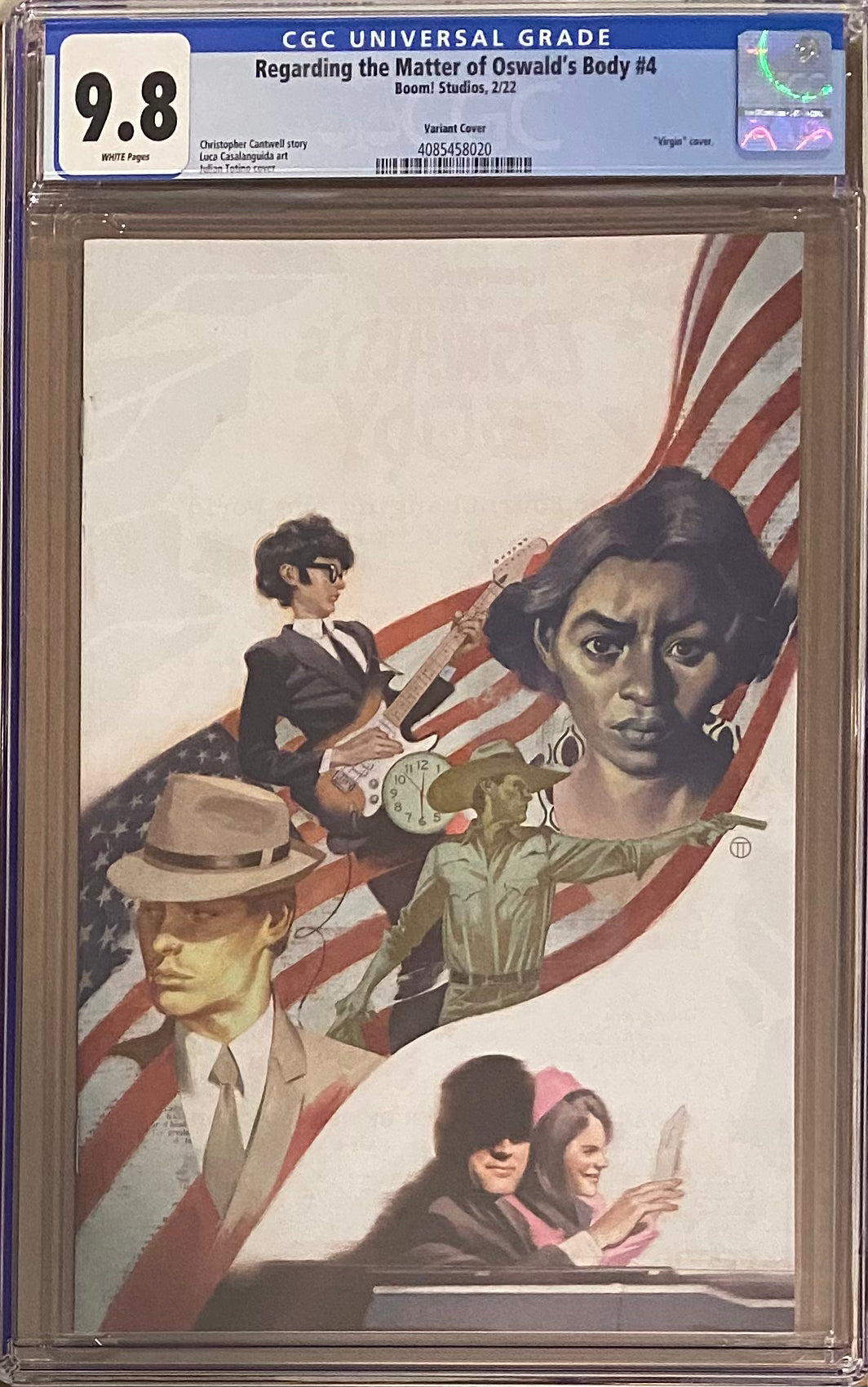 Regarding the Matter of Oswald's Body #4 Tedesco 1:25 Retailer Incentive Variant CGC 9.8