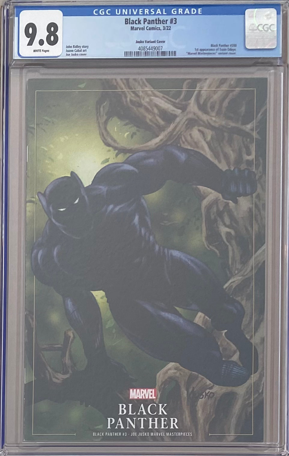Black Panther #3 Jusko Variant CGC 9.8