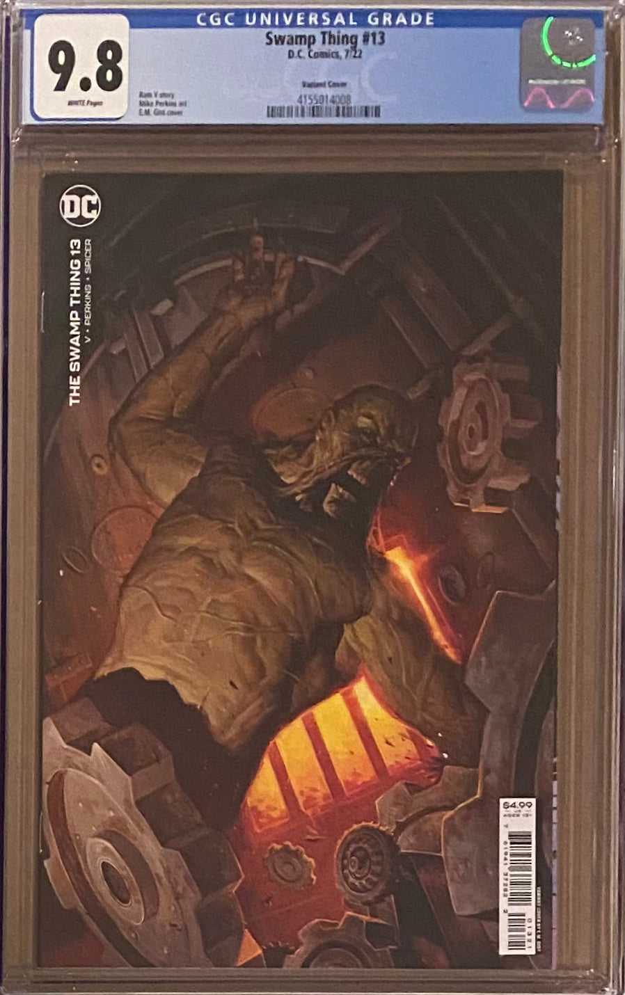 Swamp Thing #13 Gist Variant CGC 9.8