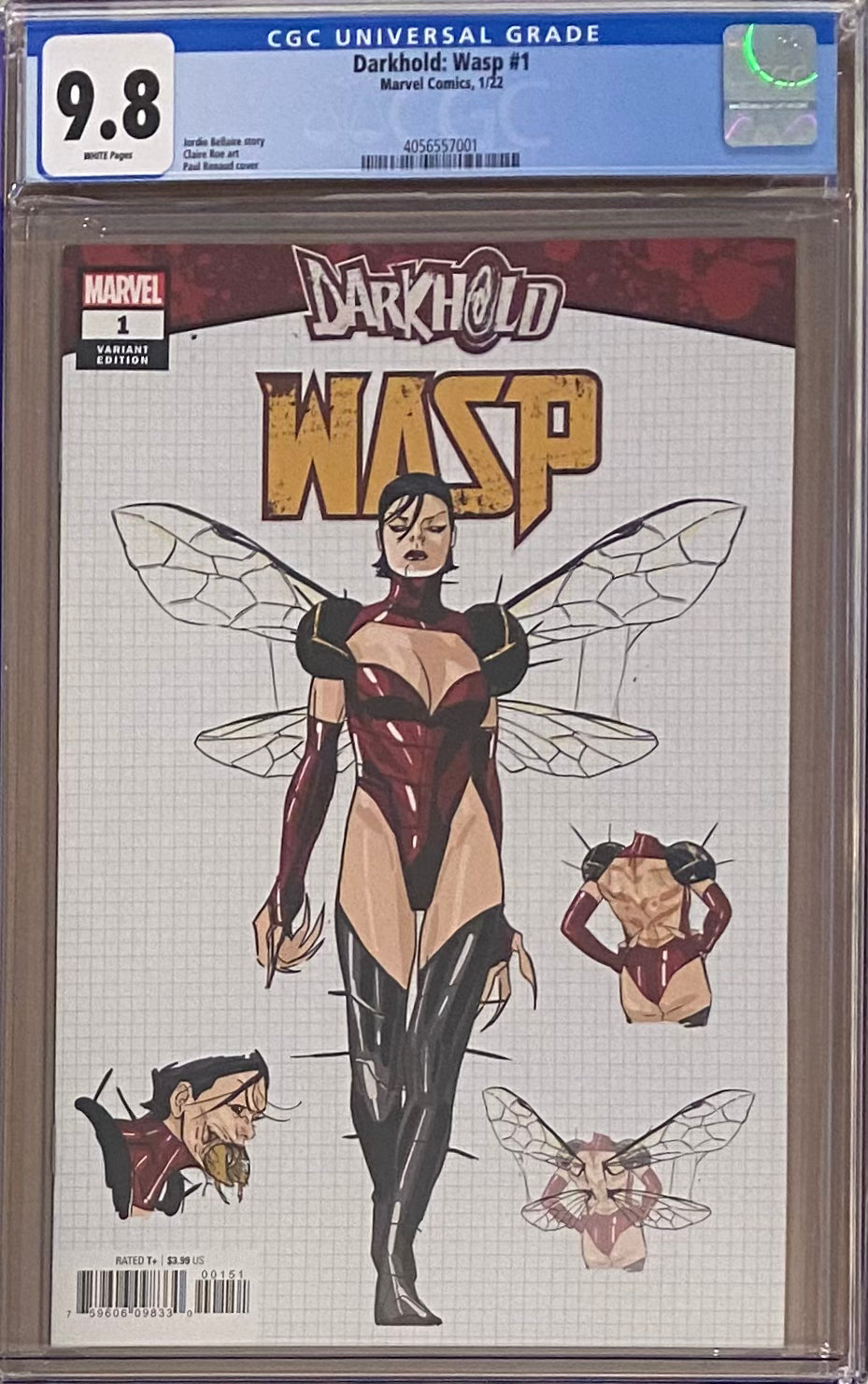 Darkhold: Wasp #1 Torney 1:10 Retailer Incentive Variant CGC 9.8