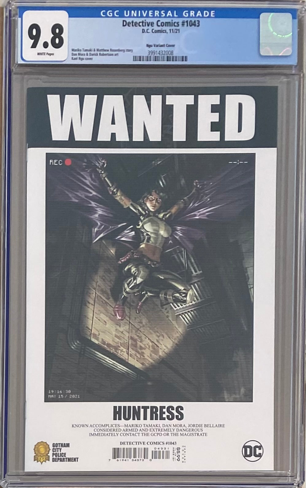 Detective Comics #1043 1:25 Retailer Incentive Variant CGC 9.8