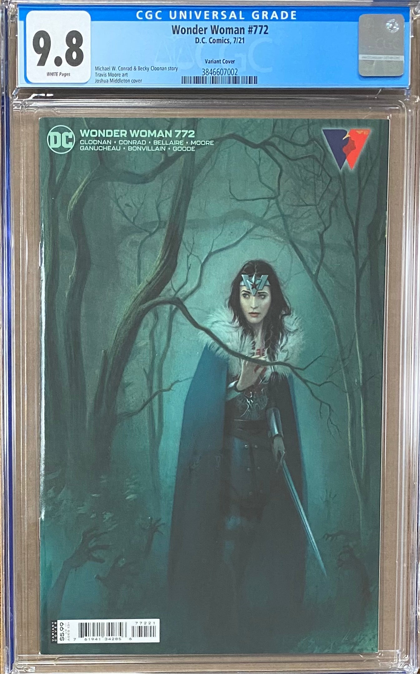 Wonder Woman #772 Middleton Variant CGC 9.8