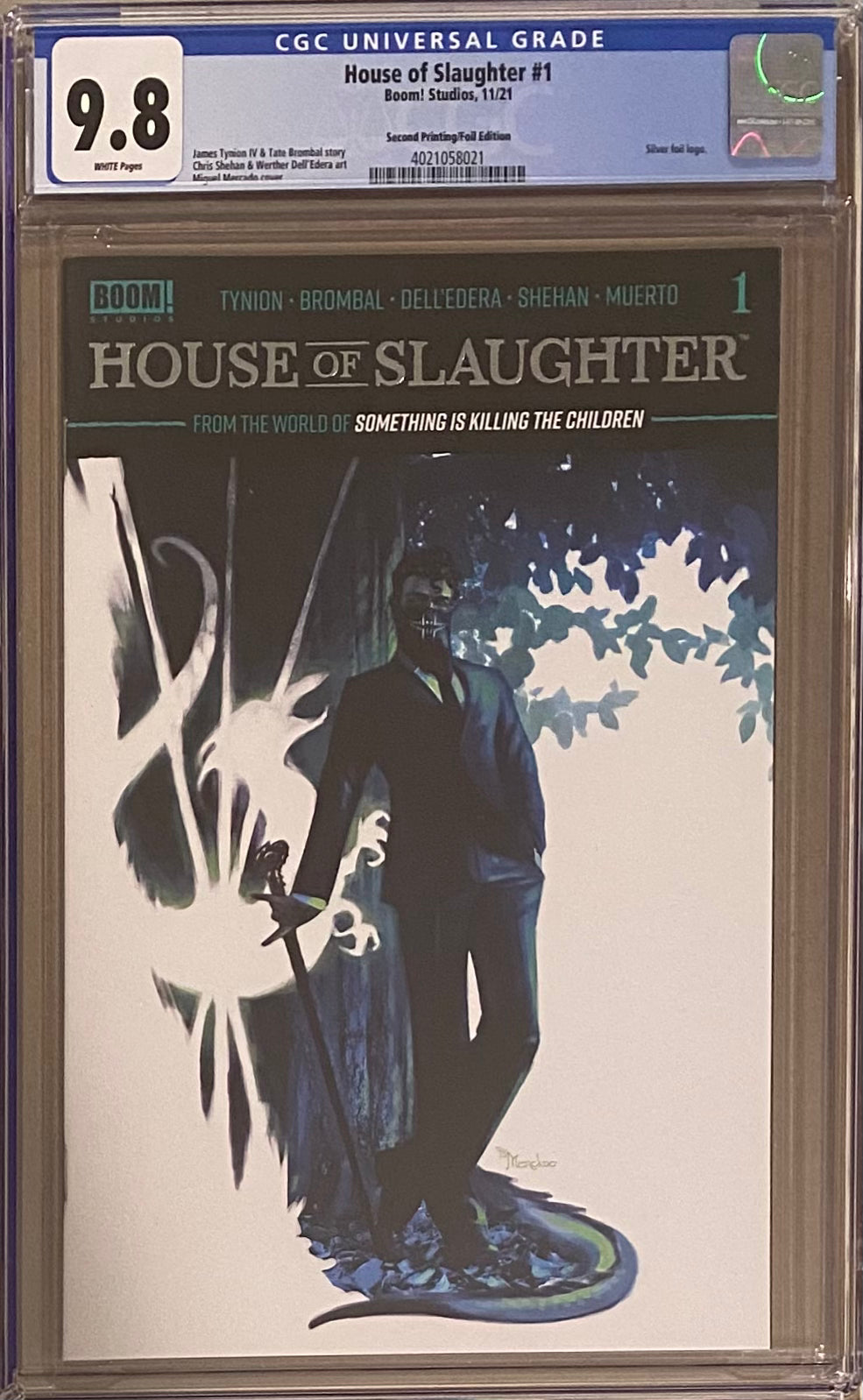 House of Slaughter #1 Second Printing Foil Variant CGC 9.8