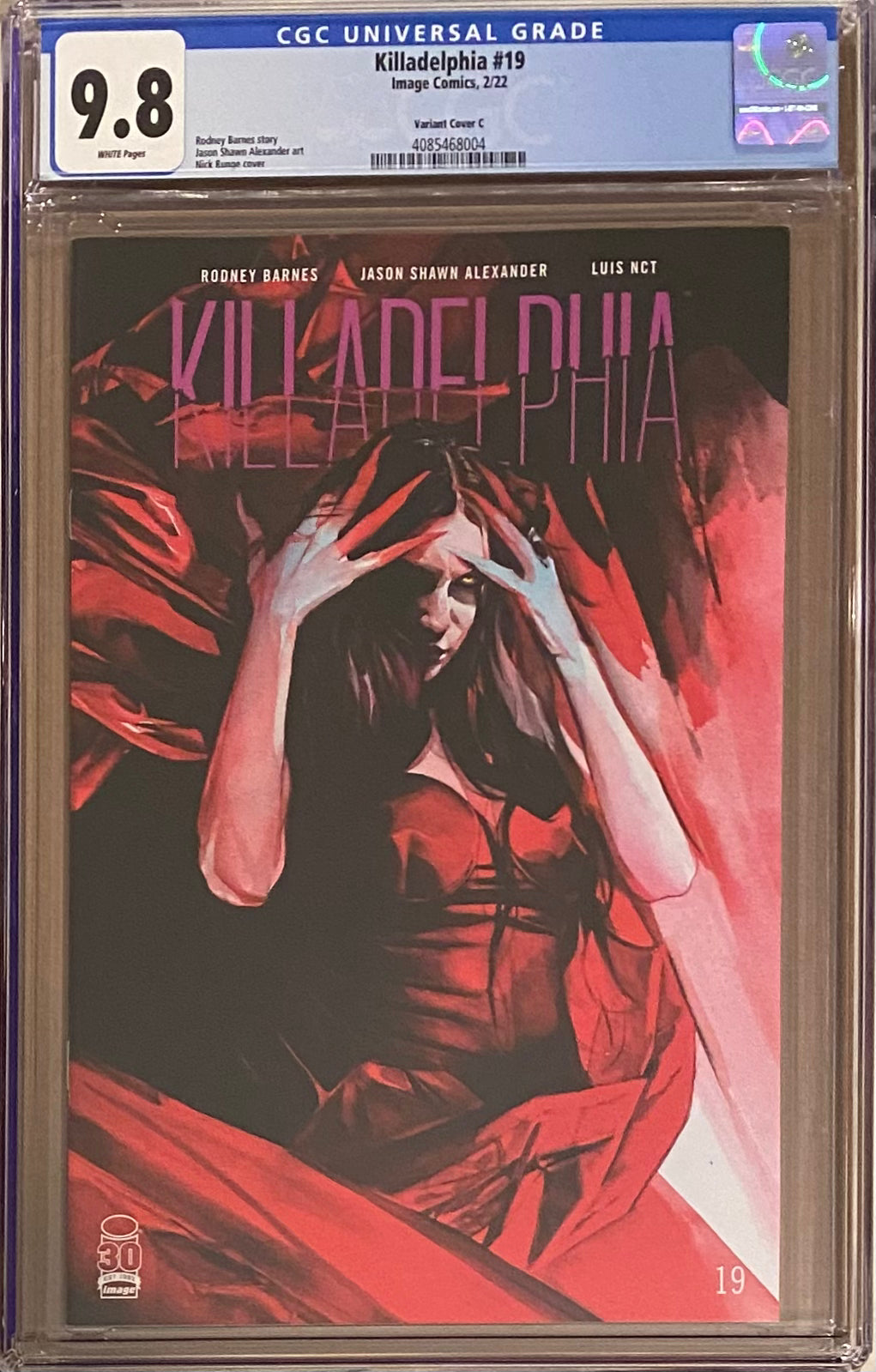 Killadelphia #19 Runge Variant C CGC 9.8