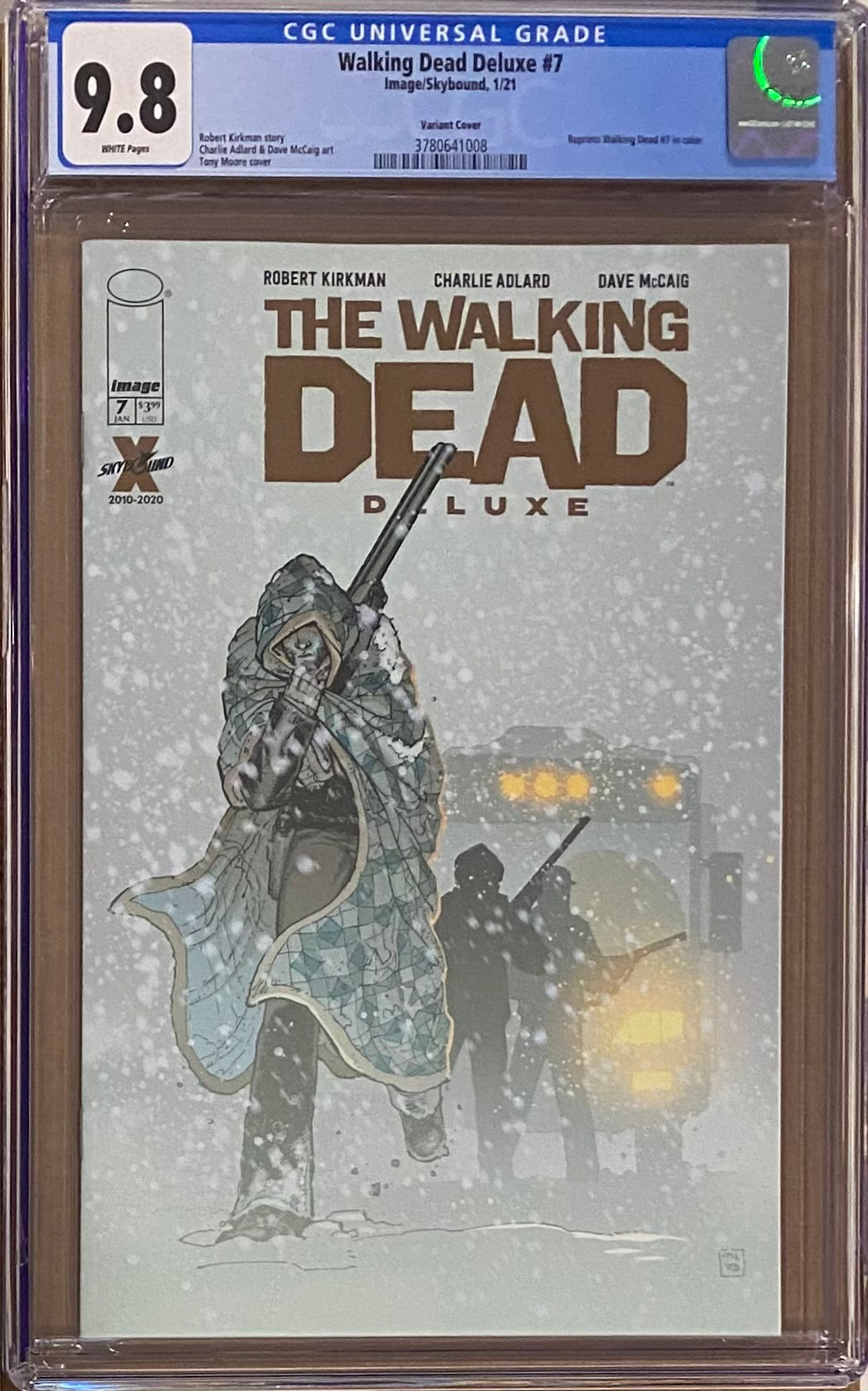 Walking Dead Deluxe #7 Variant CGC 9.8