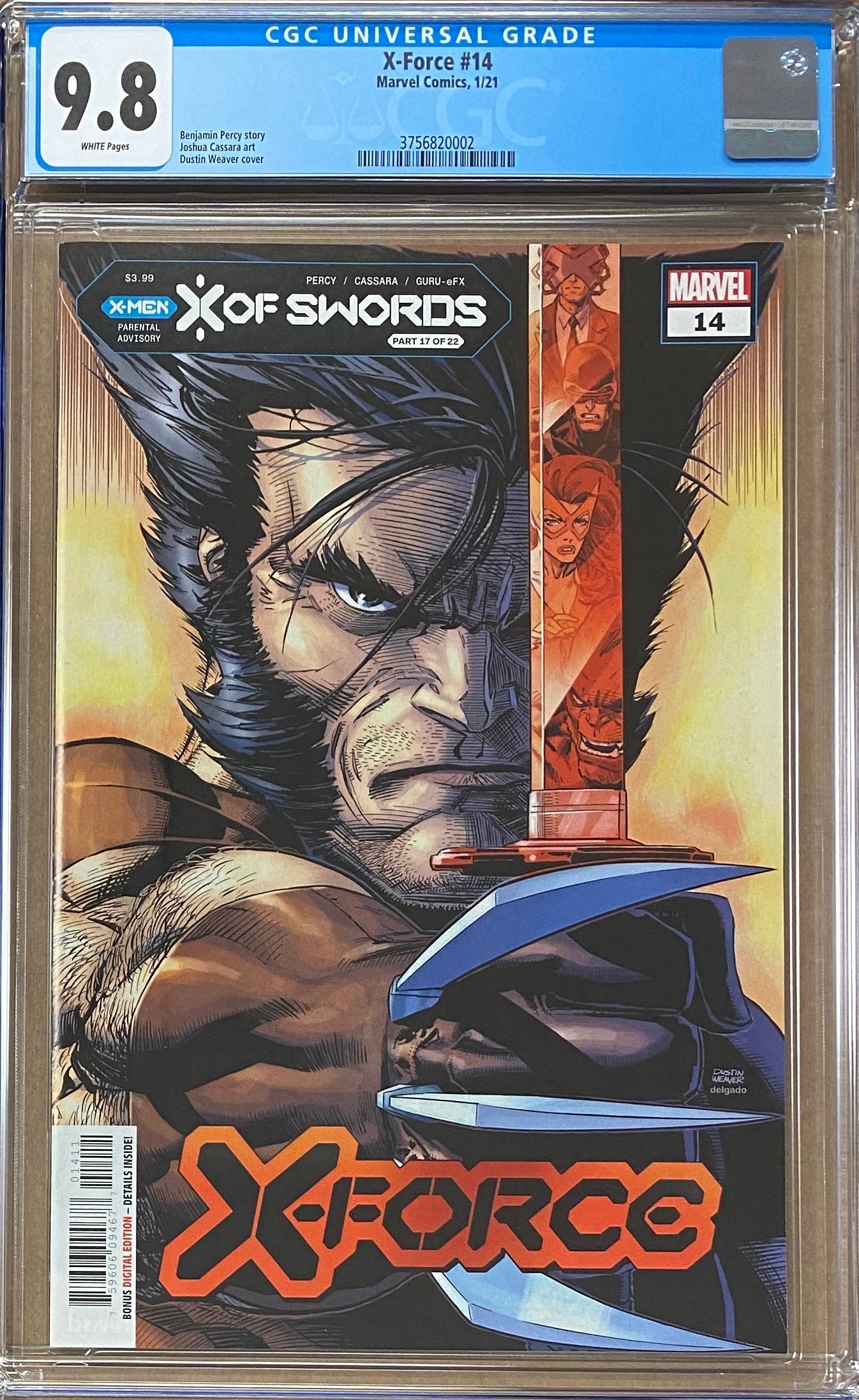 X-Force #14 CGC 9.8