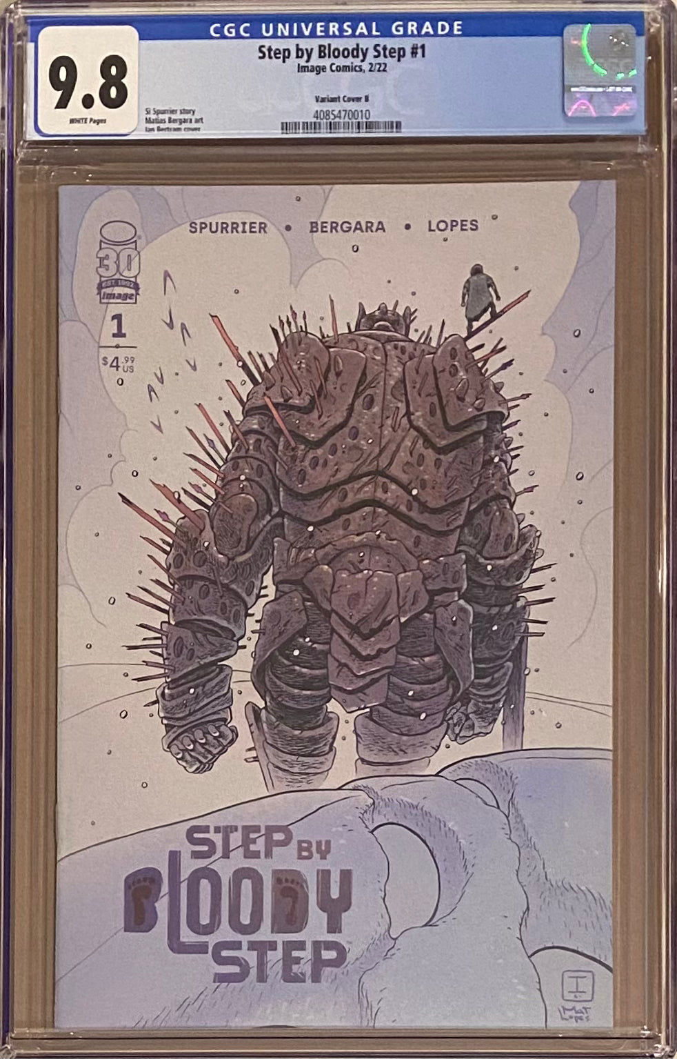 Step by Bloody Step #1 Variant CGC 9.8