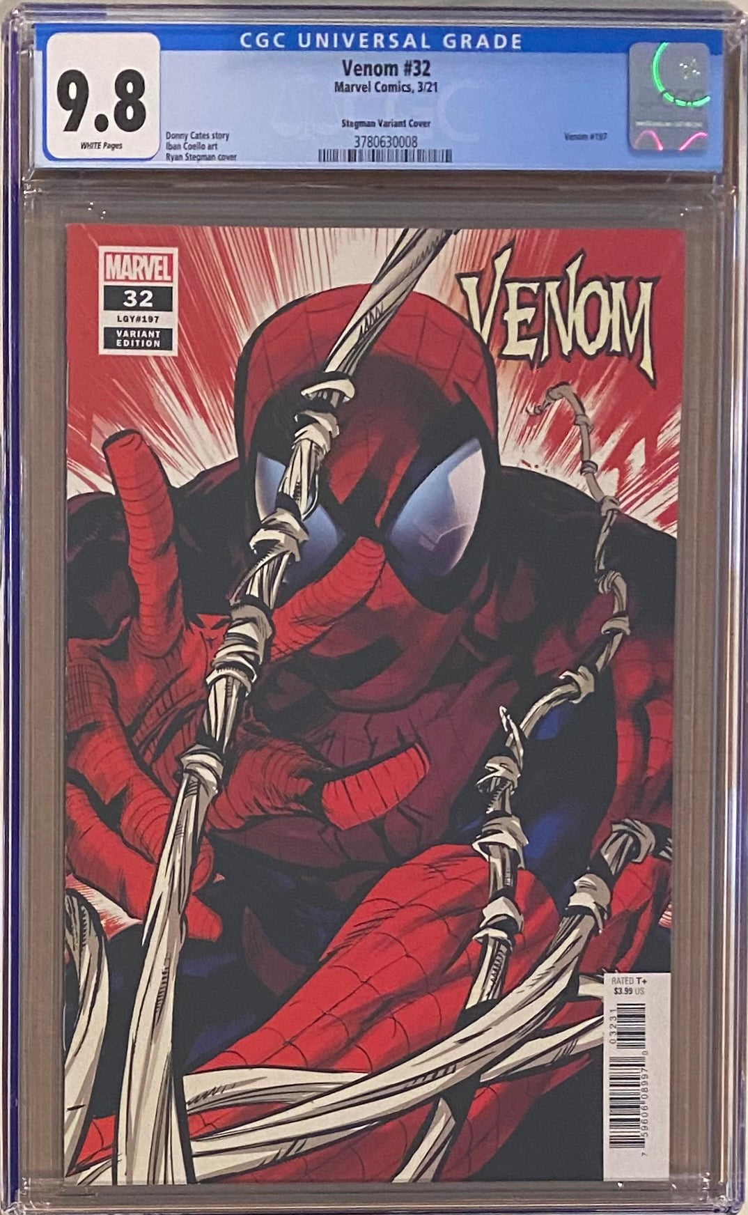 Venom #32 Stegman Variant CGC 9.8
