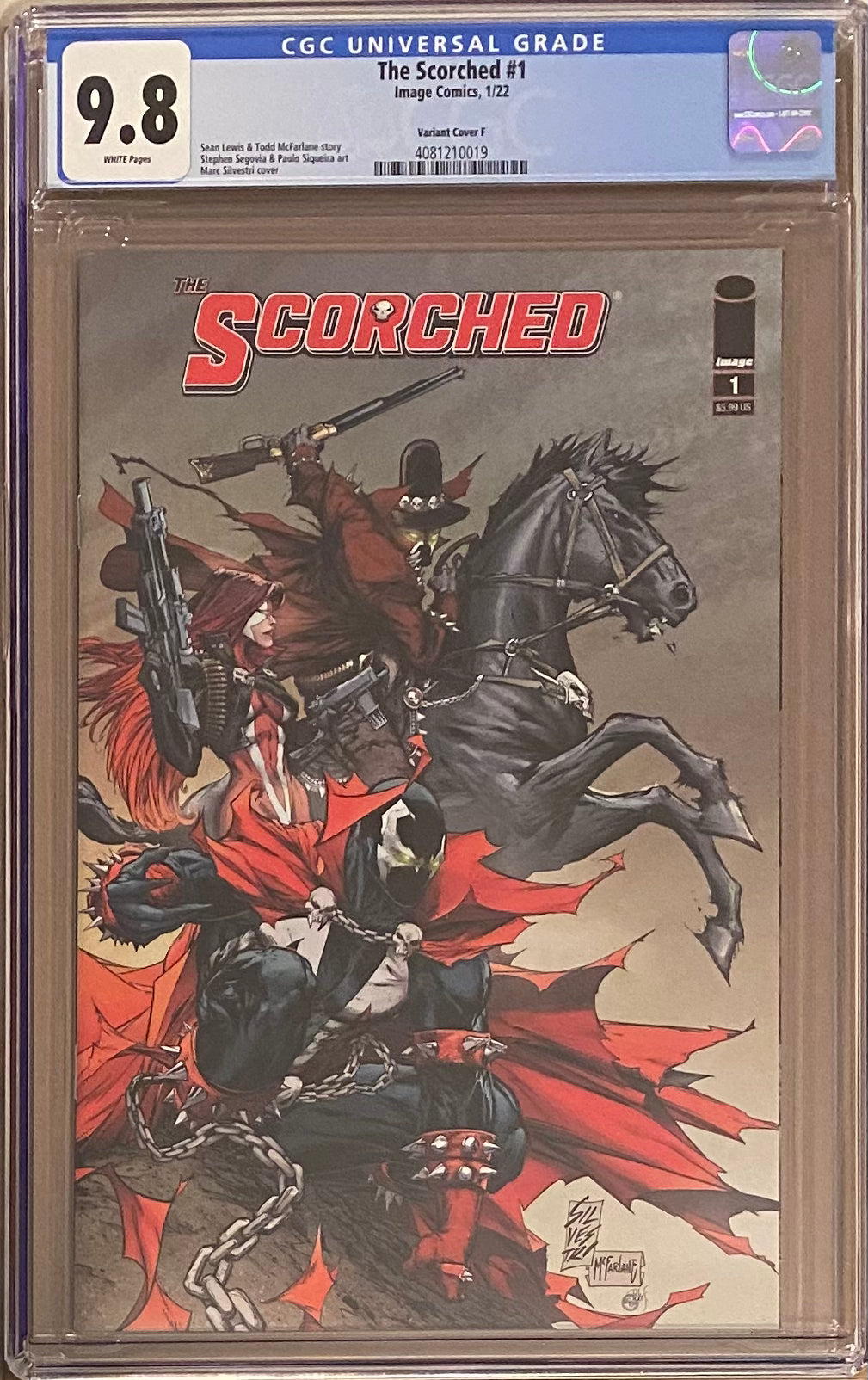 The Scorched #1 Cover F - Silvestri CGC 9.8