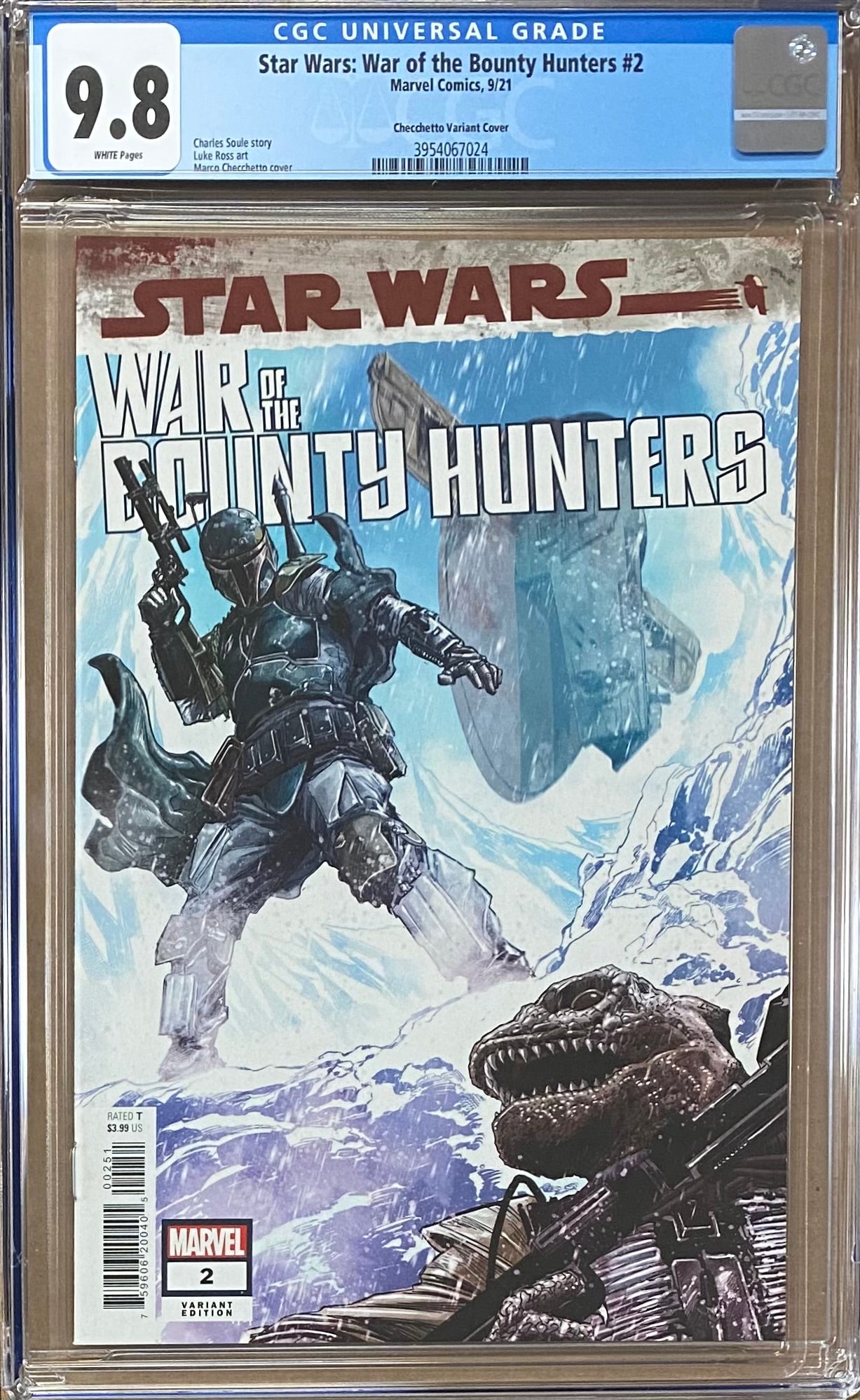 Star Wars: War of the Bounty Hunters #2 Checchetto 1:50 Retailer Incentive Variant CGC 9.8