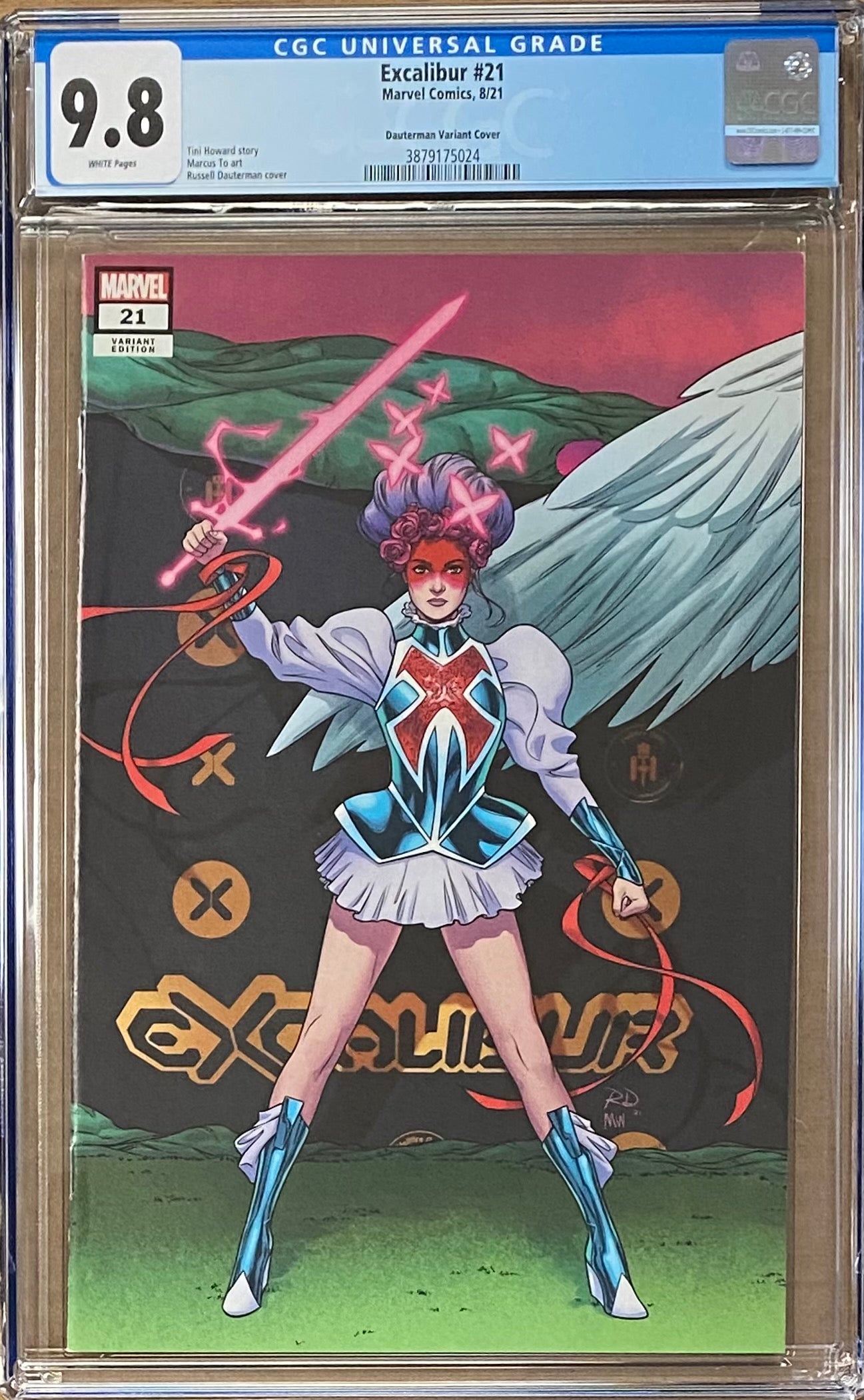 Excalibur #21 Dauterman Hellfire Gala Connecting Variant CGC 9.8 - Hellfire Gala