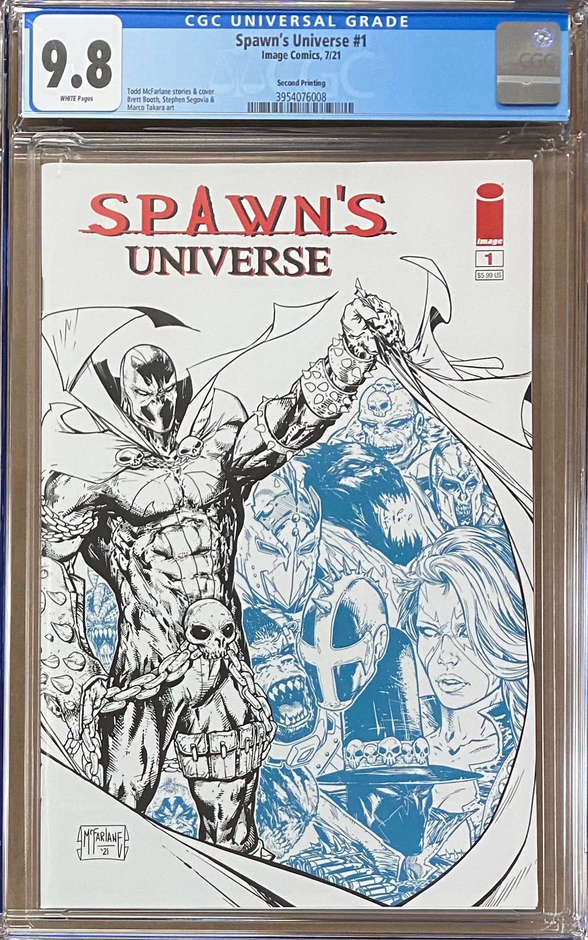 Spawn's Universe #1 Second Printing CGC 9.8