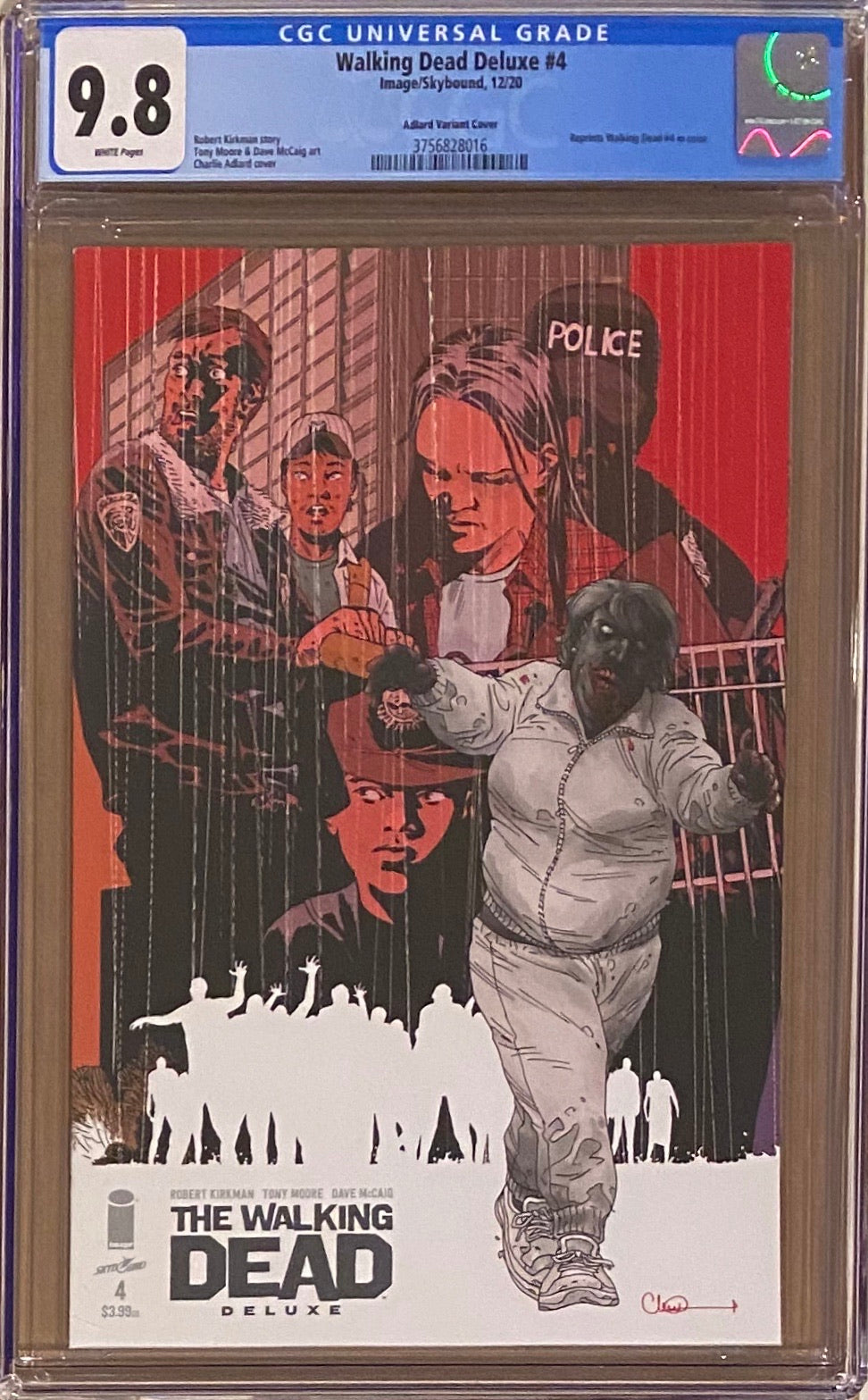 Walking Dead Deluxe #4 Adlard Variant CGC 9.8