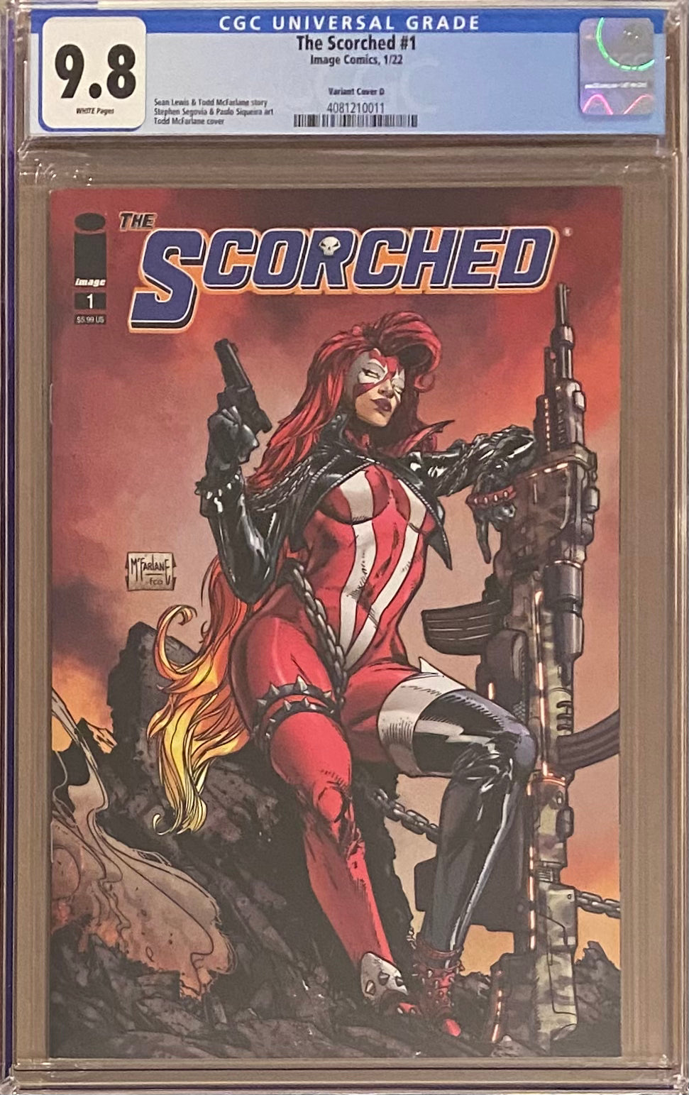 The Scorched #1 Cover D - McFarlane CGC 9.8