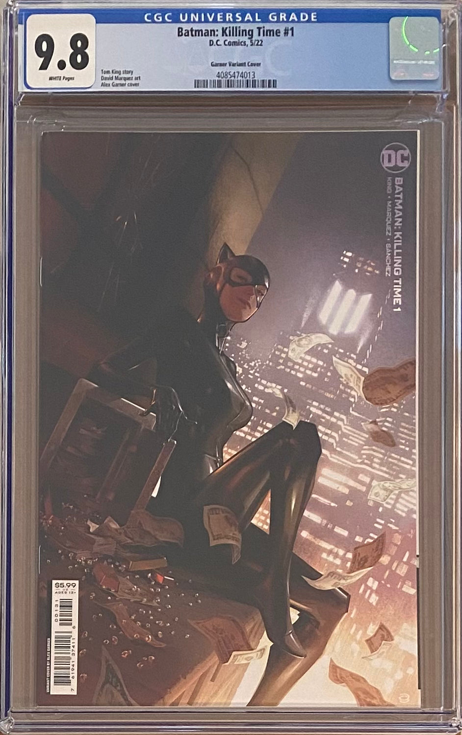 Batman: Killing Time #1 Garner 1:25 Retailer Incentive Variant CGC 9.8