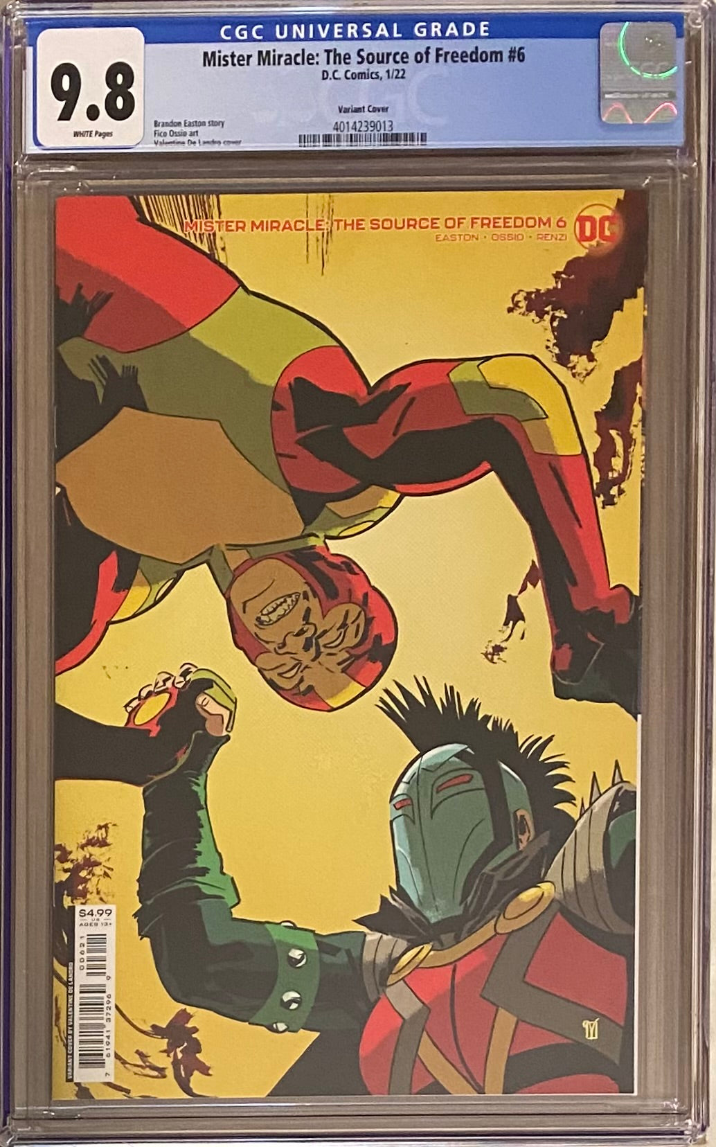 Mister Miracle: The Source of Freedom #6 Variant CGC 9.8