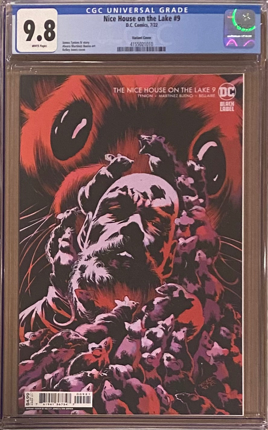 Nice House on the Lake #9 Variant CGC 9.8 - DC Black Label