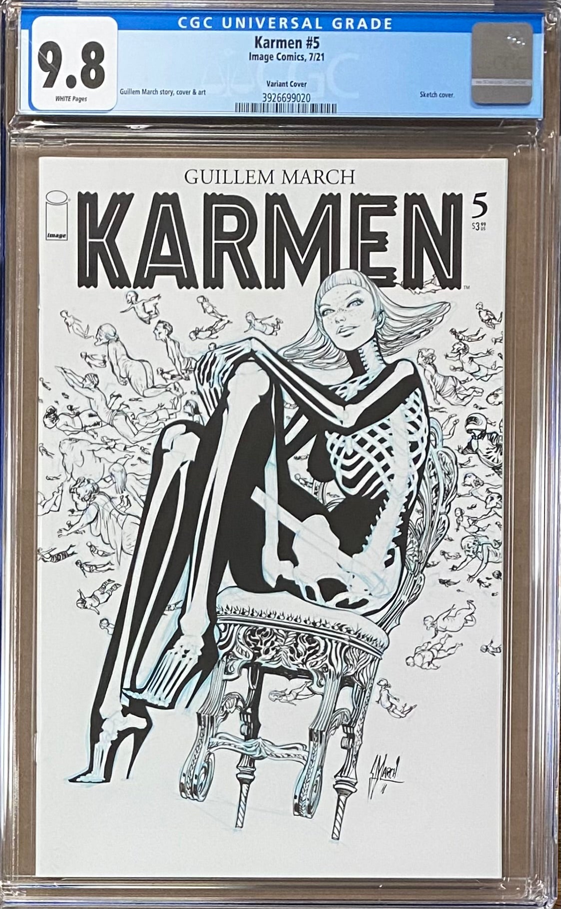 Karmen #5 1:25 Retailer Incentive Variant CGC 9.8