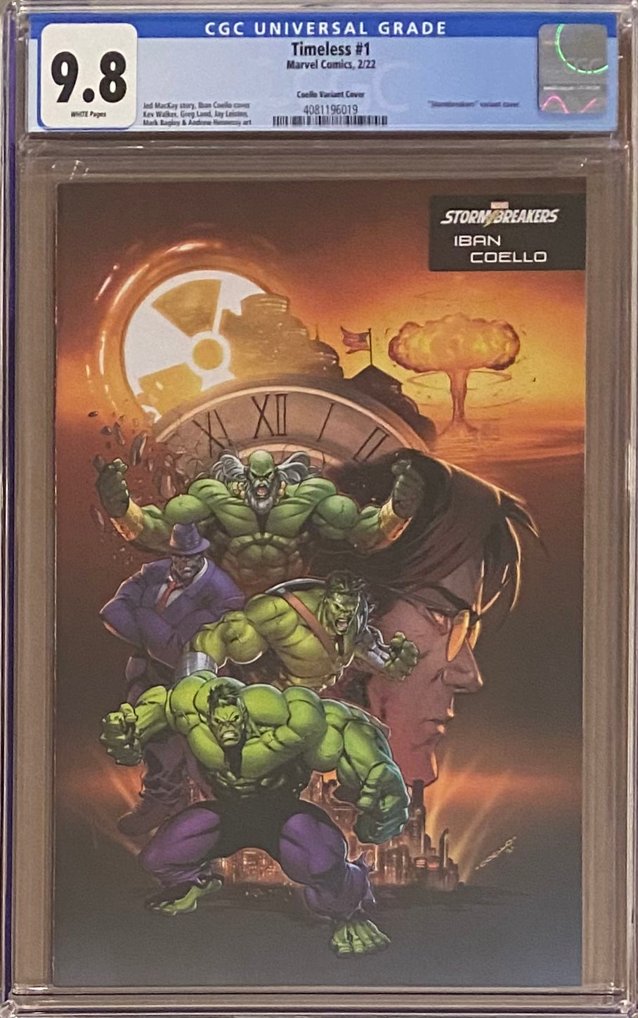 Timeless #1 Coello Stormbreakers Variant CGC 9.8