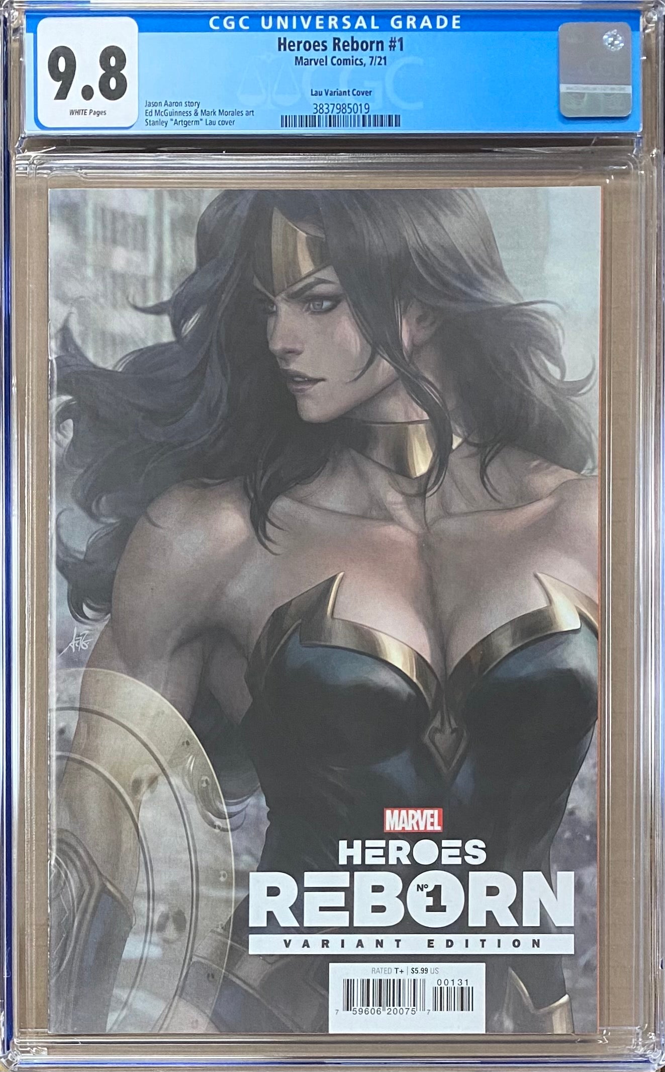 Heroes Reborn #1 Artgerm Variant CGC 9.8