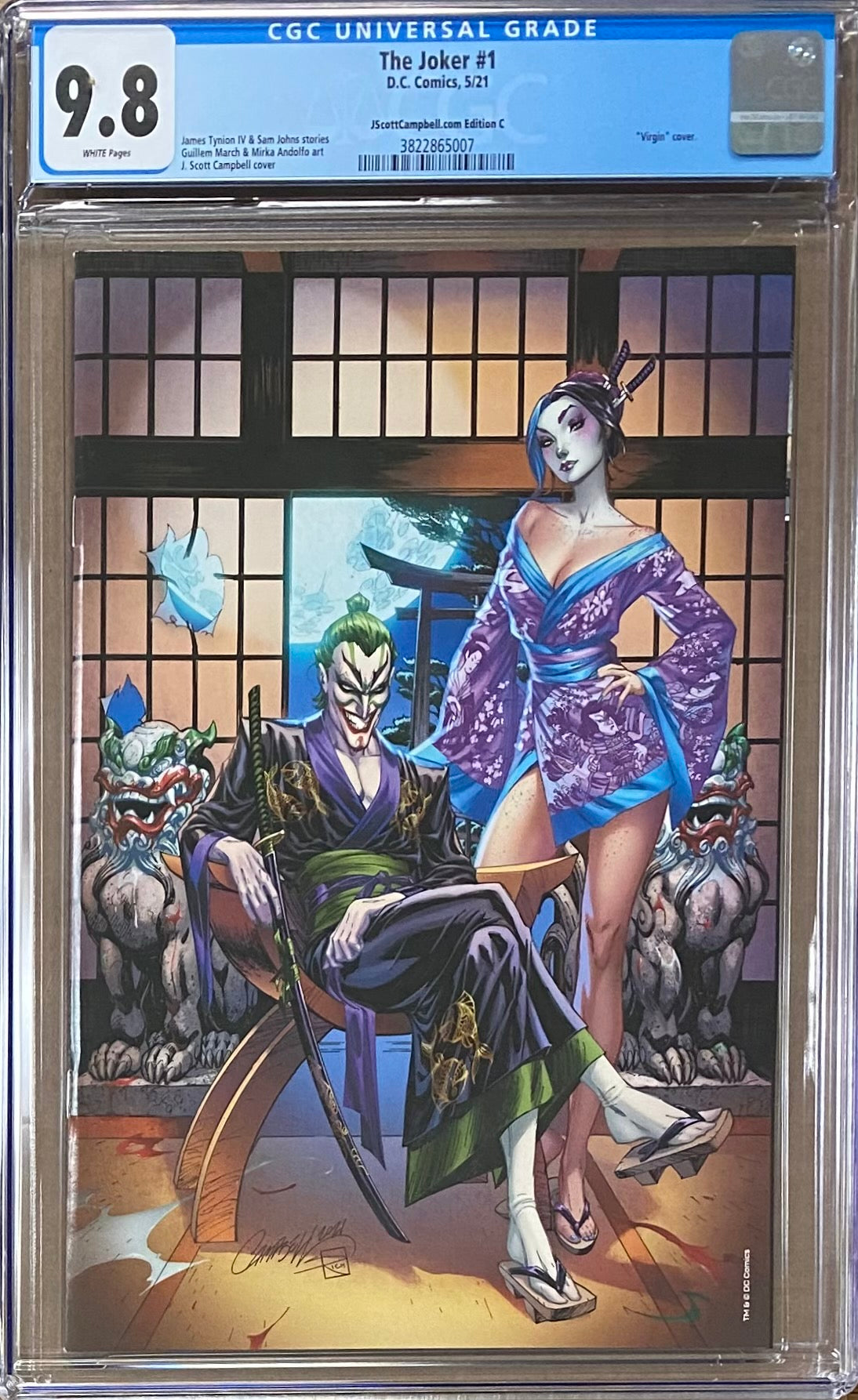 The Joker #1 J. Scott Campbell Exclusive C CGC 9.8