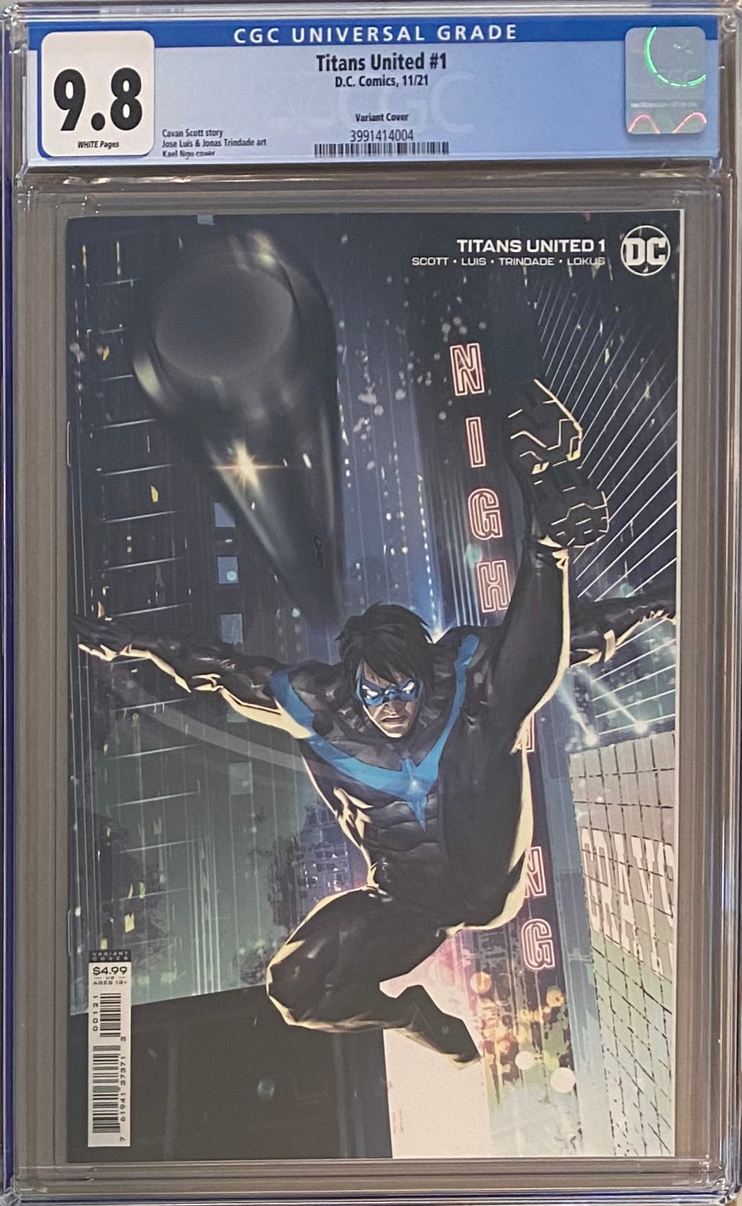 Titans United #1 Variant CGC 9.8