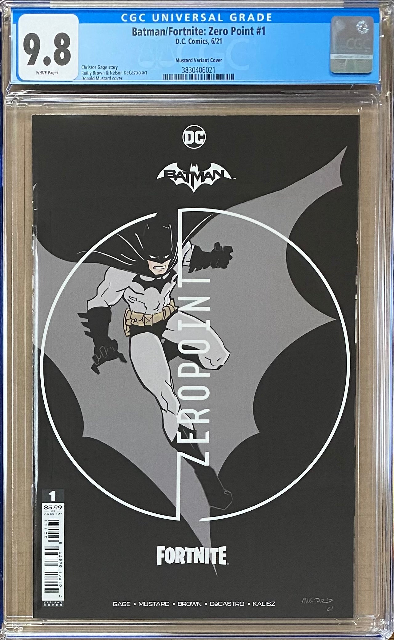 Batman/Fortnite: Zero Point #1 Premium Variant CGC 9.8