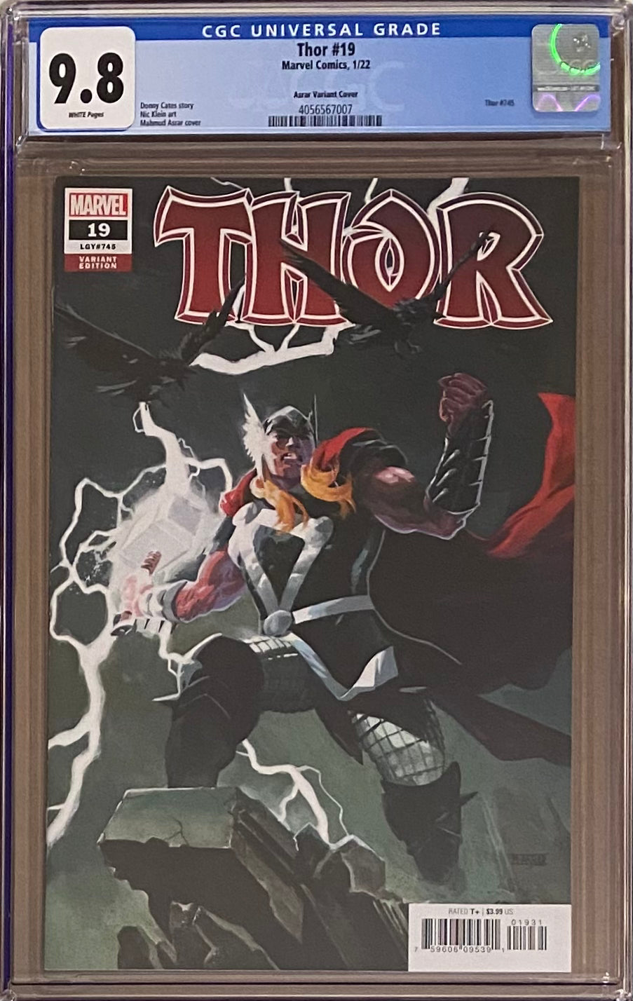 Thor #19 Asrar Variant CGC 9.8