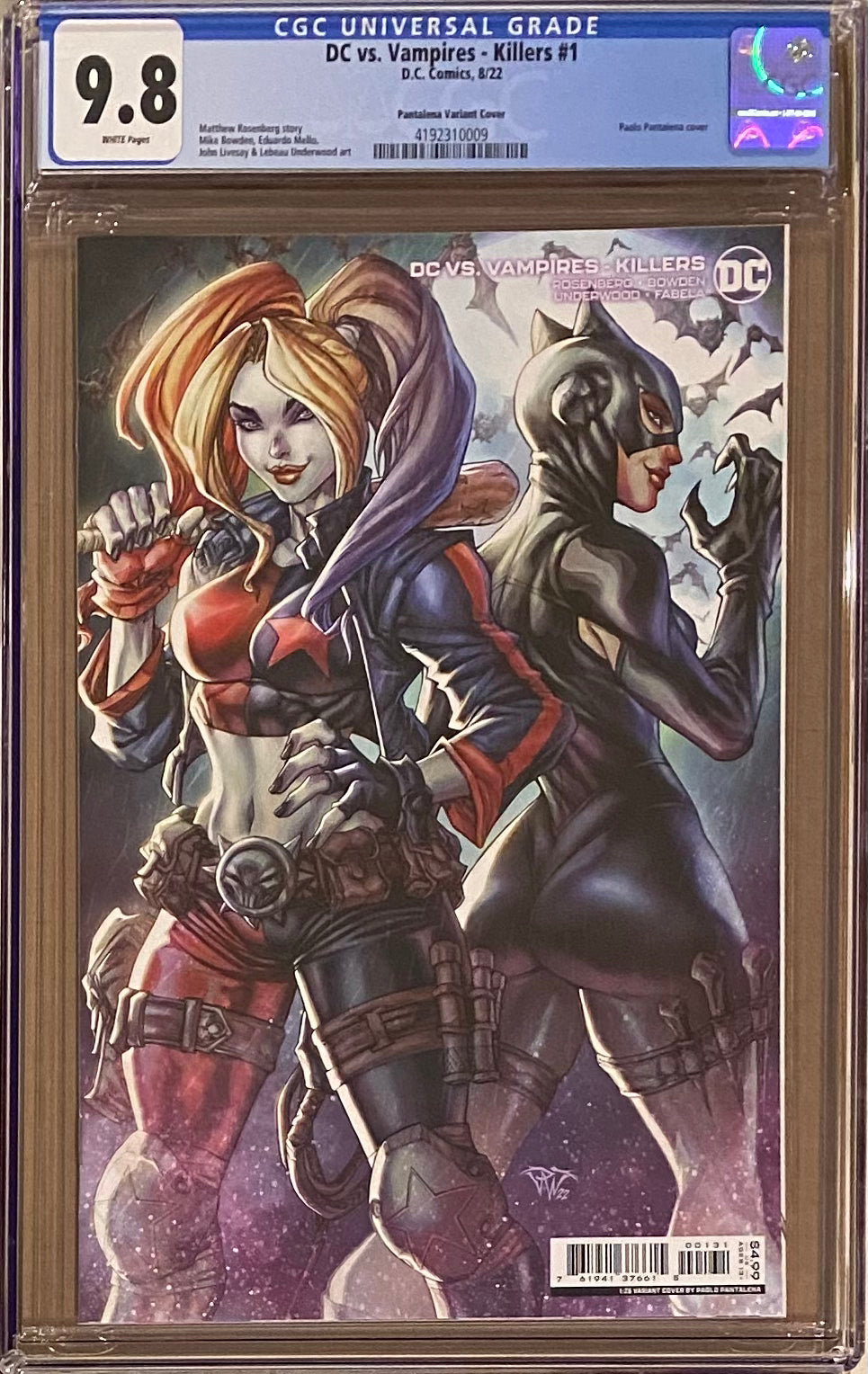 DC vs. Vampires: Killers #1 Pantalena 1:25 Retailer Incentive Variant CGC 9.8