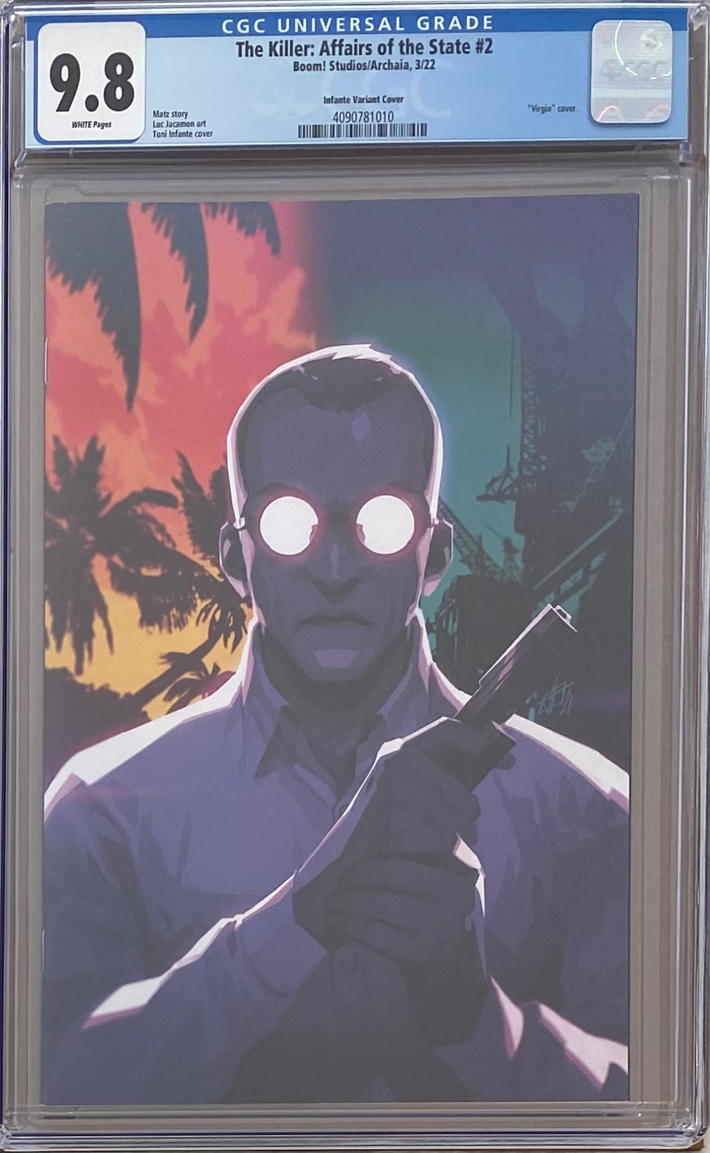 The Killer: Affairs of the State #2 Infante Variant CGC 9.8
