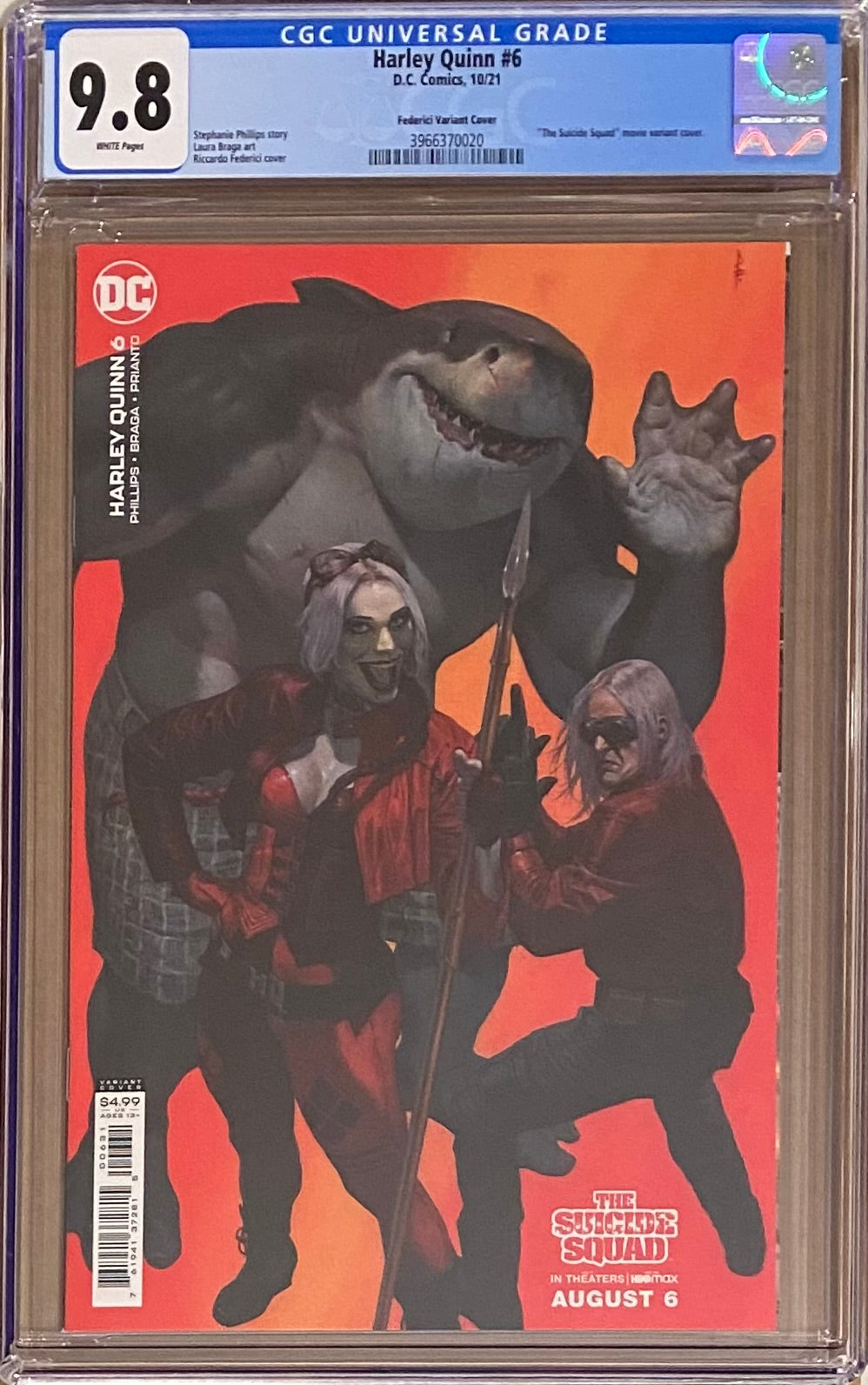 Harley Quinn #6 Federici Suicide Squad Variant CGC 9.8