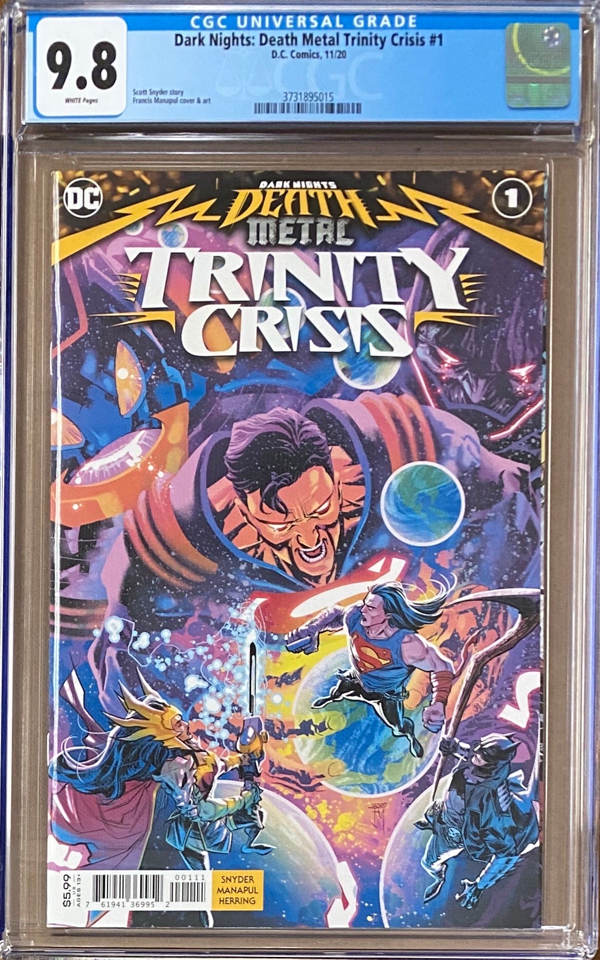 Dark Nights Death Metal: Trinity Crisis #1 CGC 9.8