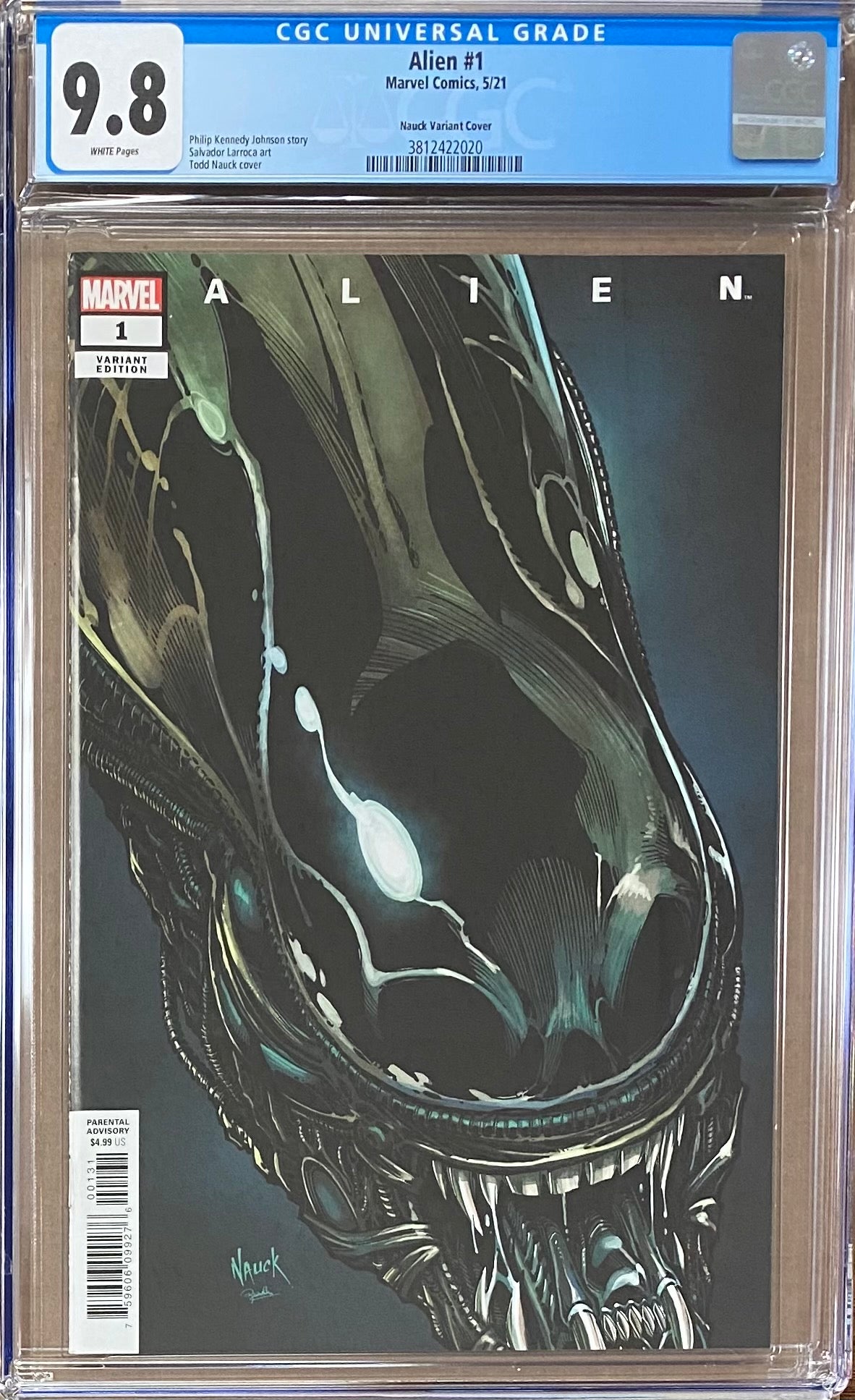 Alien #1 Nauck Variant CGC 9.8