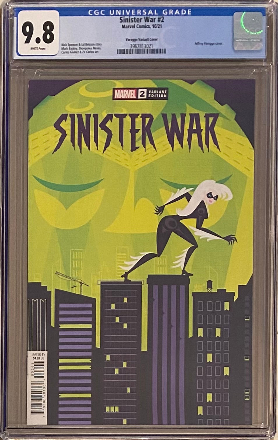 Sinister War #2 Veregge Variant CGC 9.8