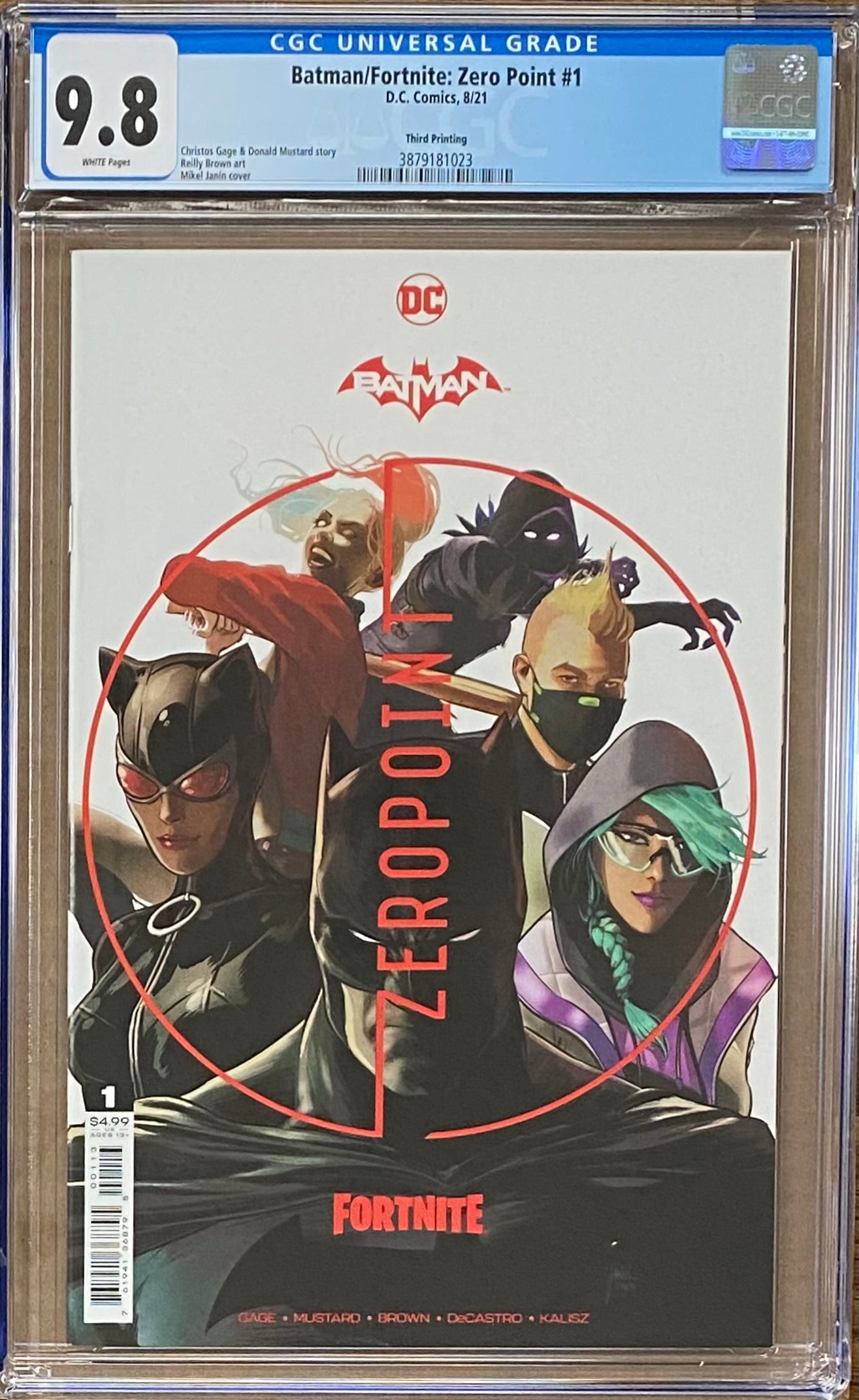 Batman/Fortnite: Zero Point #1 Third Printing CGC 9.8