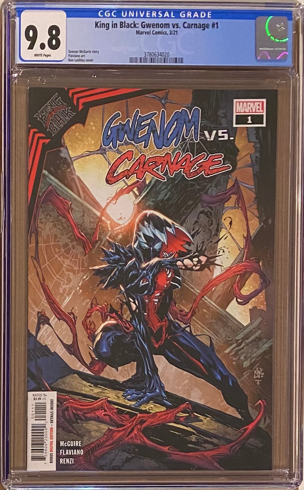 King in Black: Gwenom vs. Carnage #1 CGC 9.8