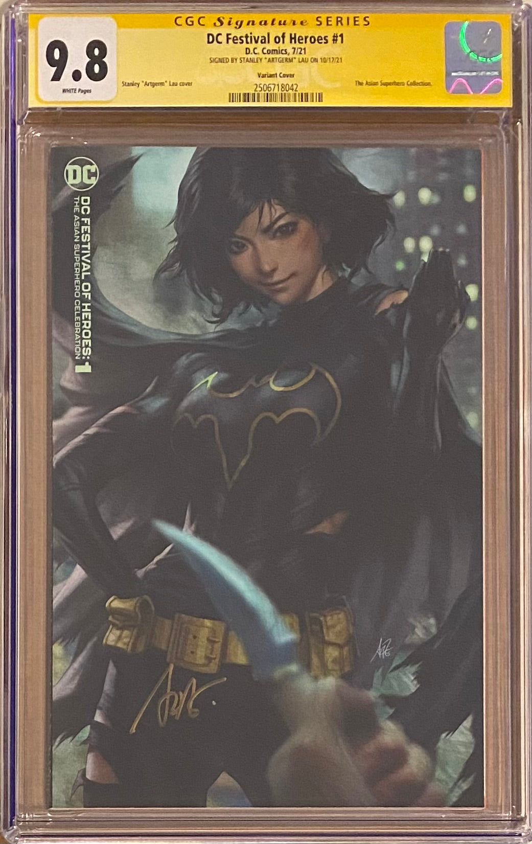 DC Festival of Heroes #1 Artgerm Variant CGC 9.8 SS