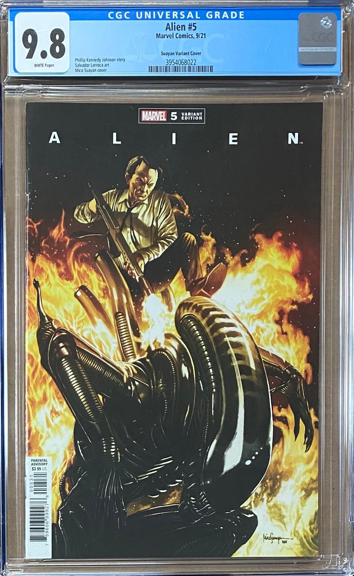 Alien #5 1:25 Suayan Retailer Incentive Variant CGC 9.8