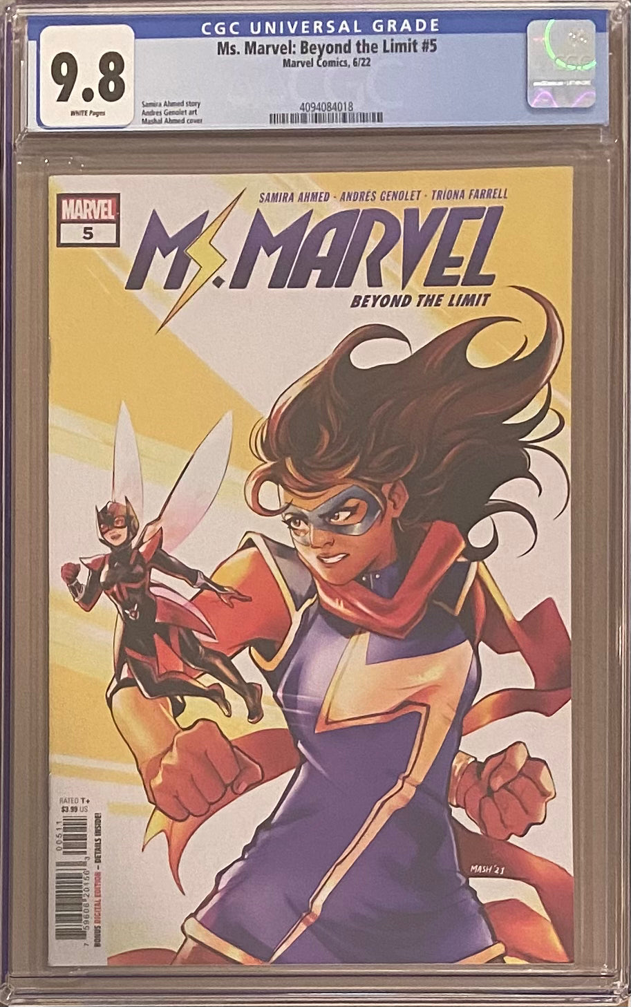 Ms. Marvel: Beyond the Limit #5 CGC 9.8