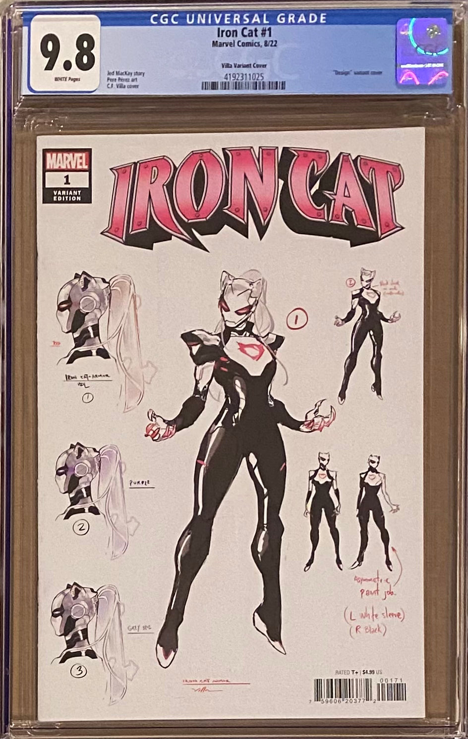 Iron Cat #1 Villa 1:10 Retailer Incentive Variant CGC 9.8
