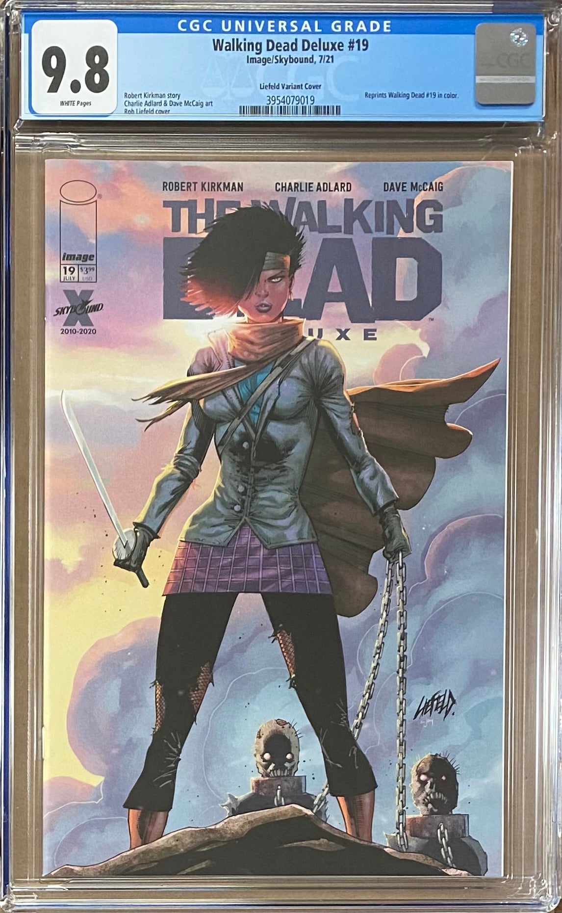 Walking Dead Deluxe #19 Liefeld Variant CGC 9.8