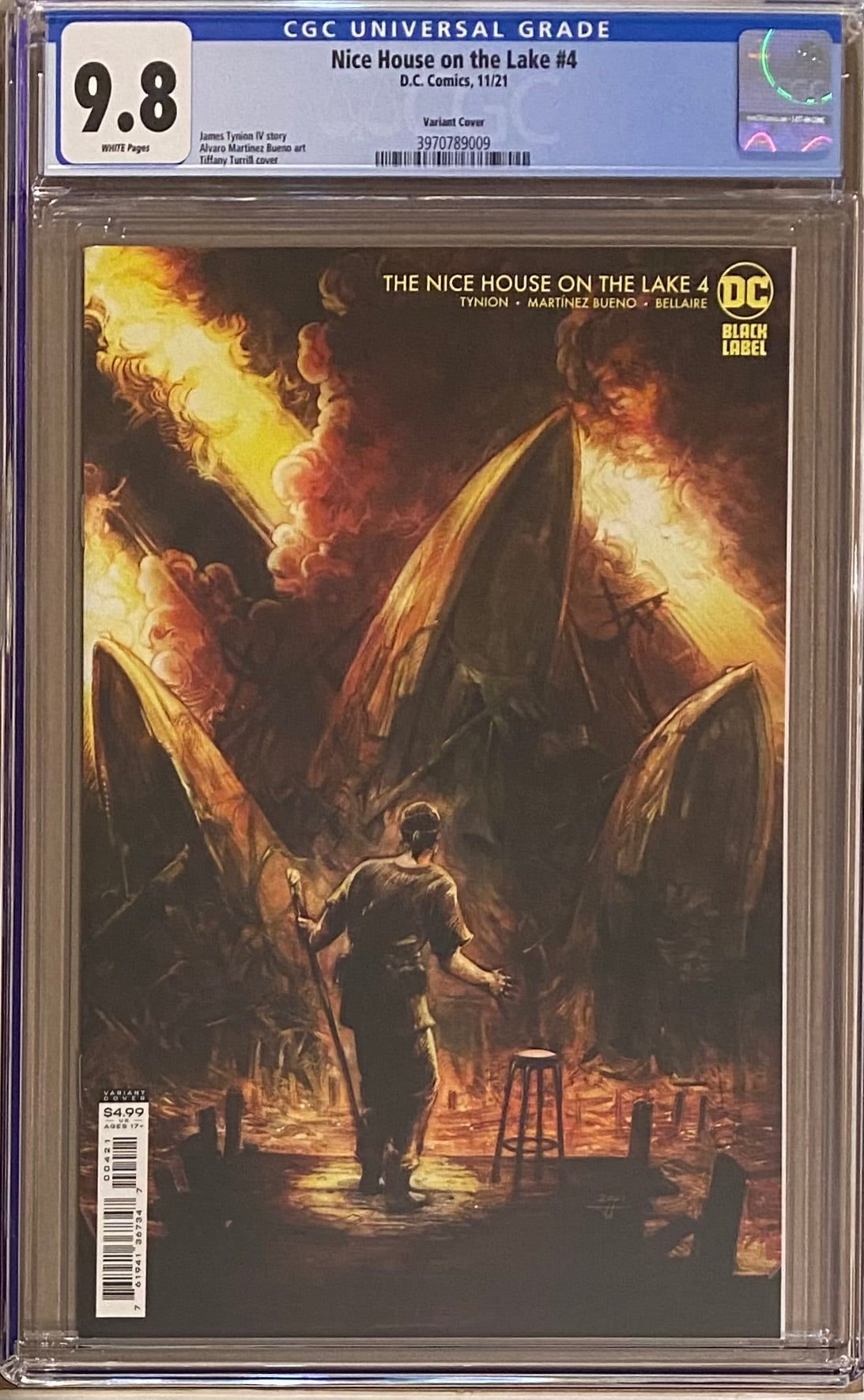 Nice House on the Lake #4 Variant CGC 9.8 - DC Black Label