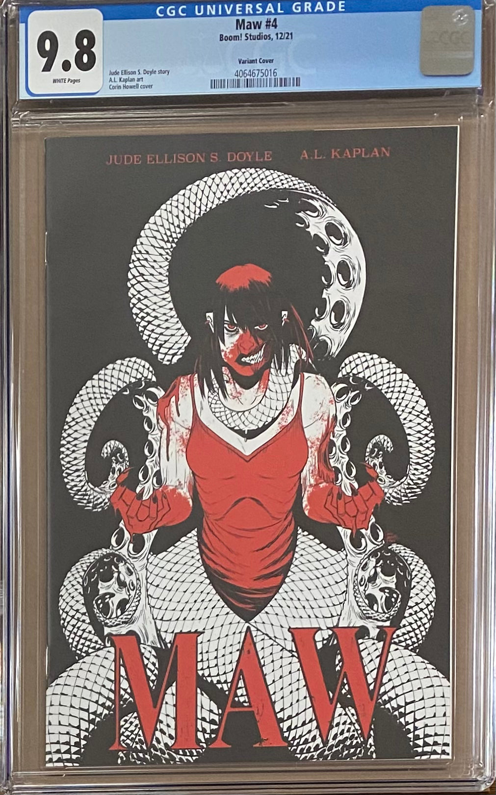 Maw #4 Variant CGC 9.8