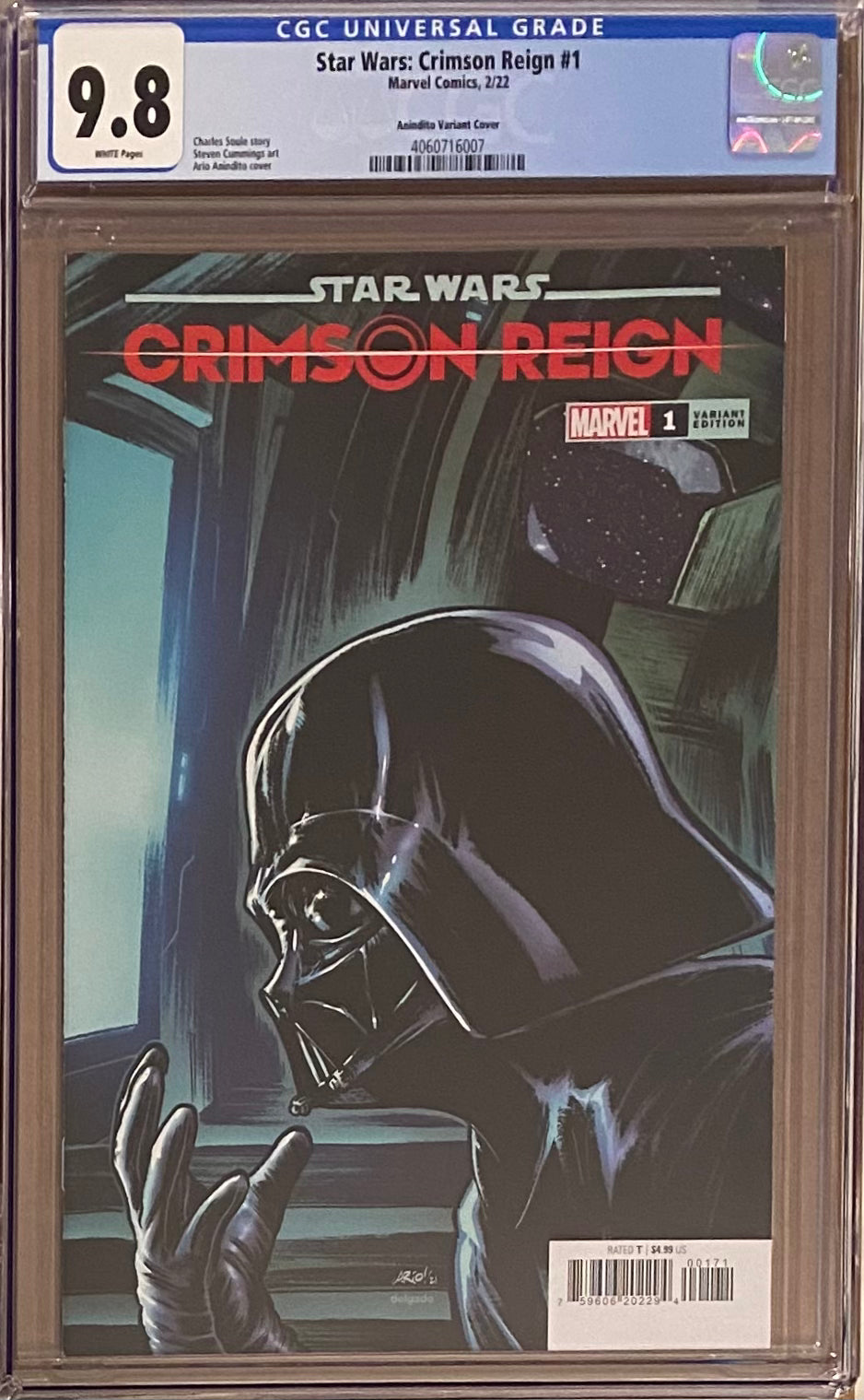 Star Wars: Crimson Reign #1 Anindito Connecting Variant CGC 9.8