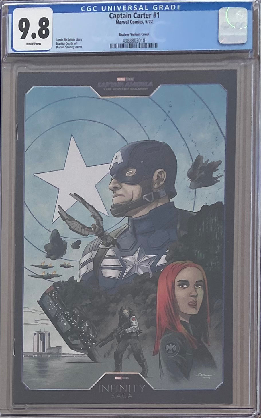 Captain Carter #1 Shalvey Variant CGC 9.8